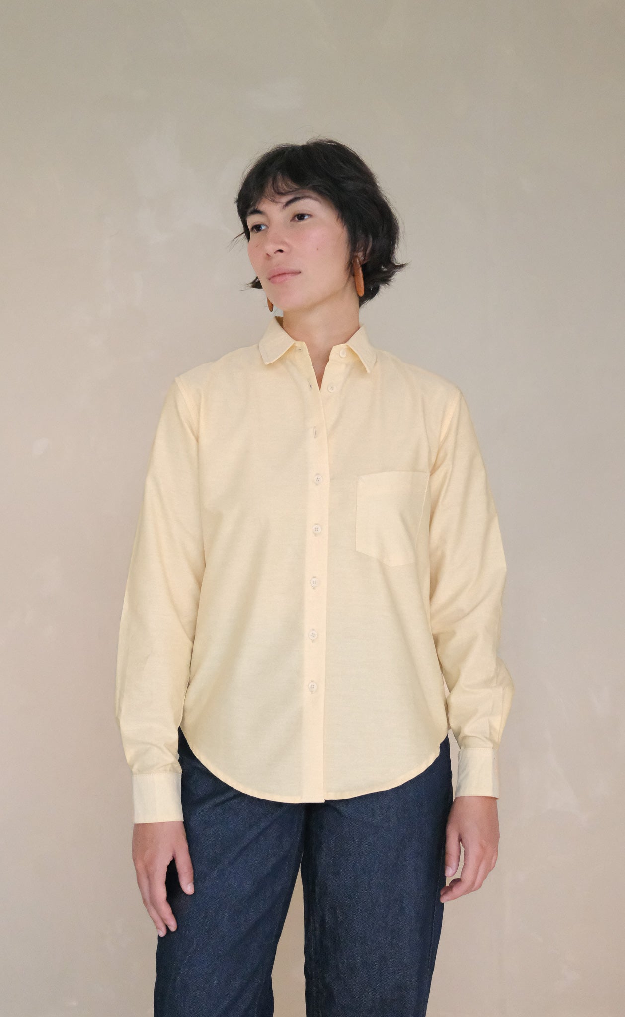 The Tailor - Made In Canada - Proper Fit - Butter Yellow Oxford
