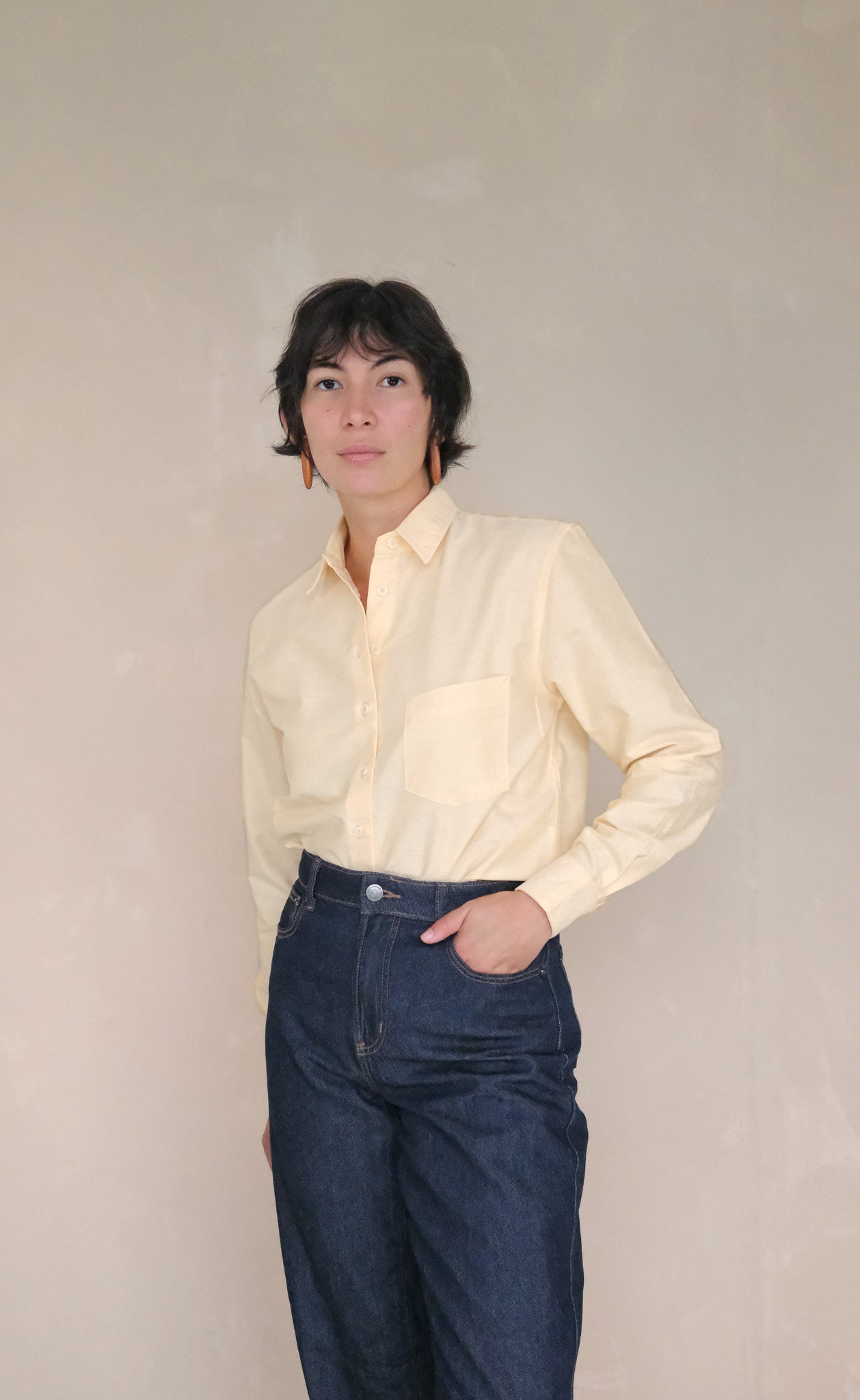 The Tailor - Made In Canada - Proper Fit - Butter Yellow Oxford