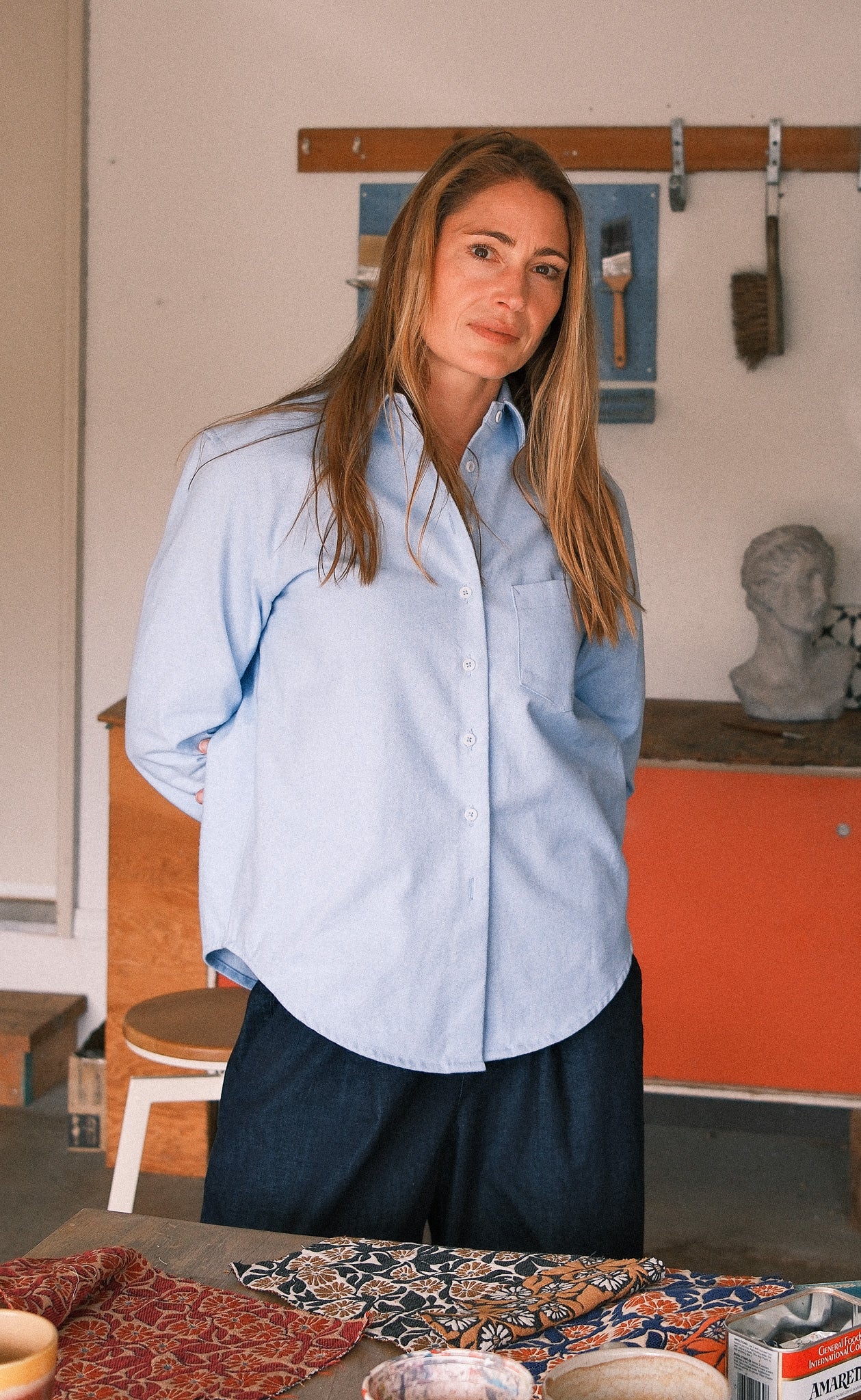 The Voyager - Made In Canada - Proper Fit - Cloud Blue Flannel