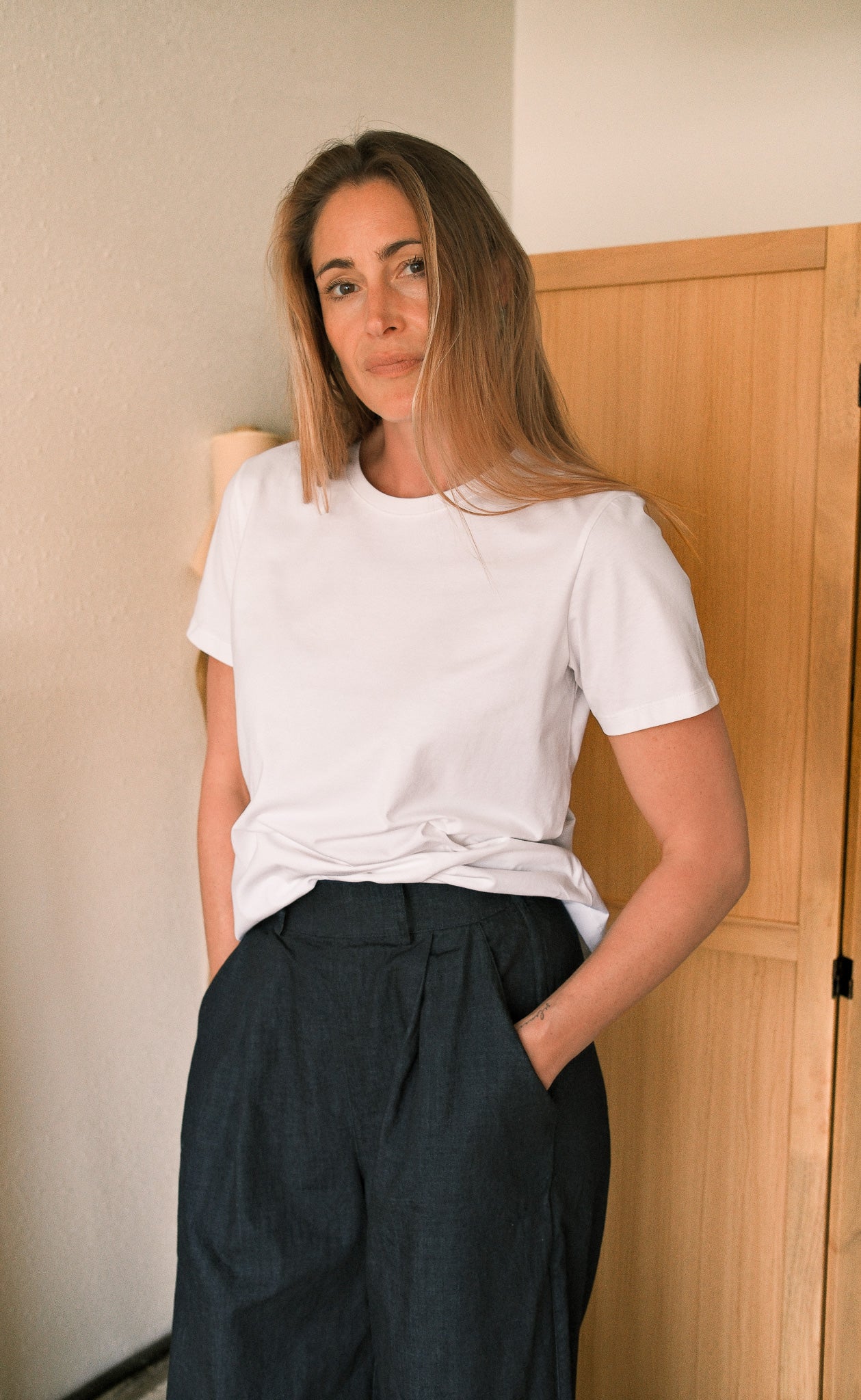 The Pinnacle - Made In Canada - White Proper Fit Tee
