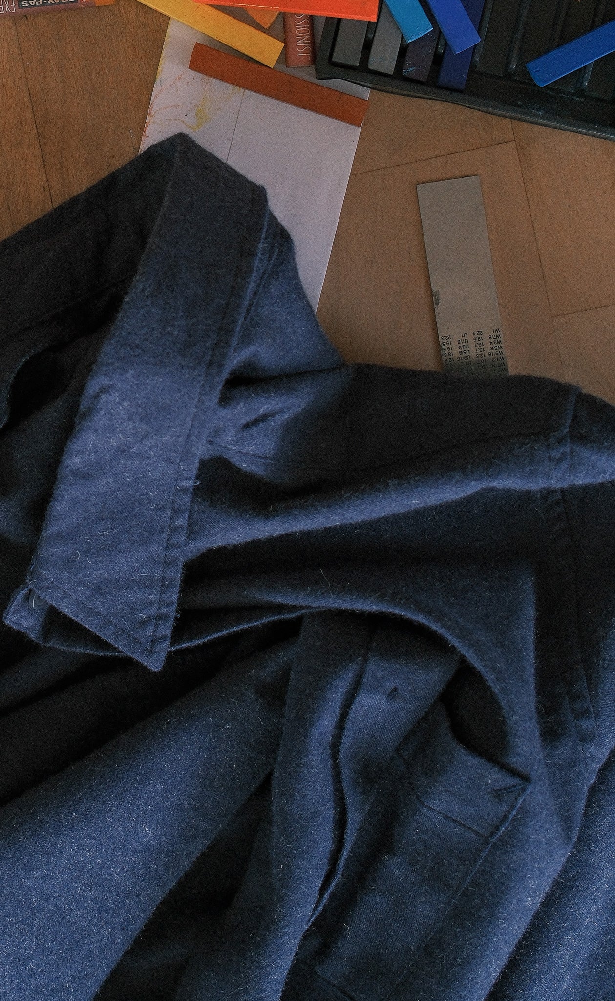 The Historian - Made In Canada - Proper Fit - Deep Navy - Wool Blend Flannel