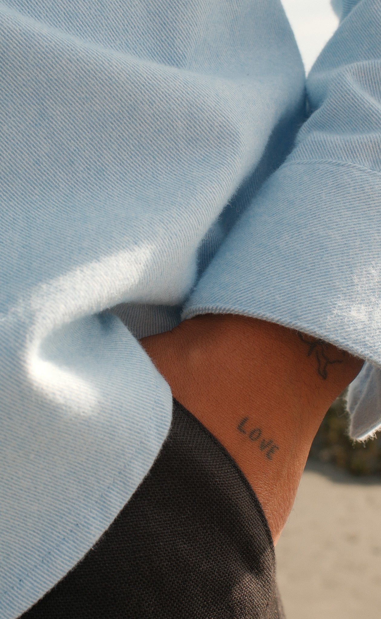 The Voyager - Made In Canada - Proper Fit - Cloud Blue Flannel