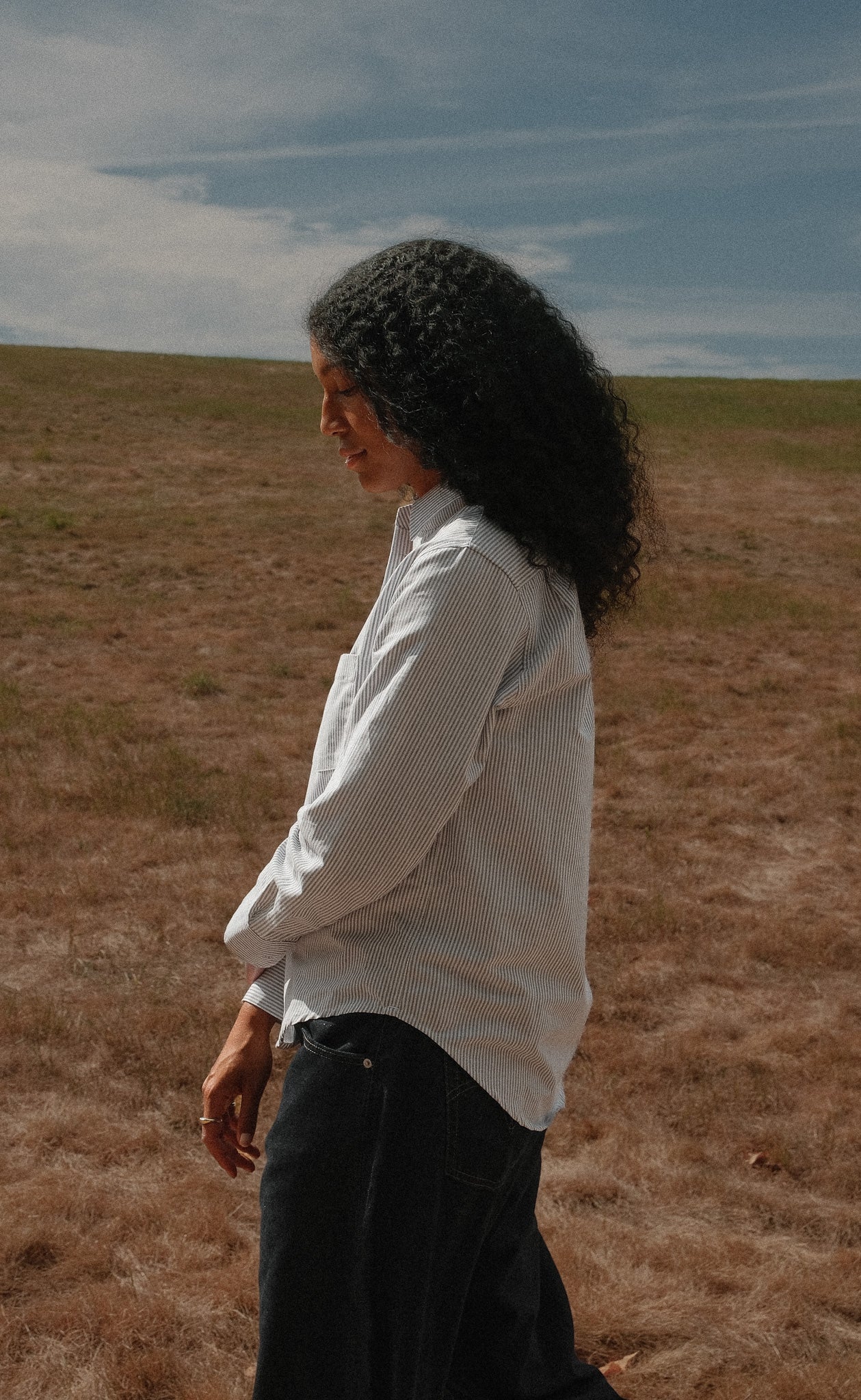 The Tailor - Proper Fit - Black & White Striped Oxford