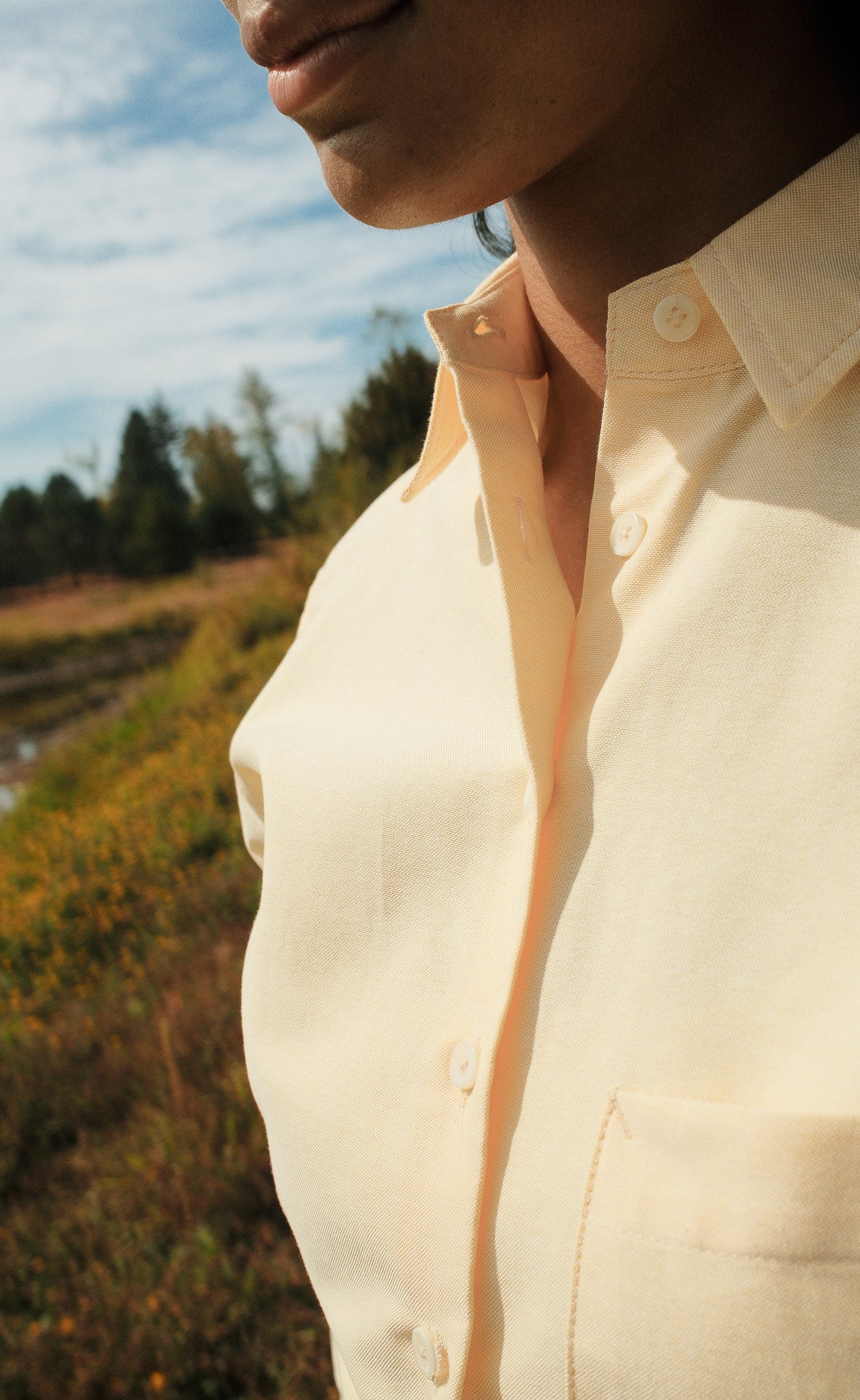 The Tailor - Made In Canada - Proper Fit - Butter Yellow Oxford