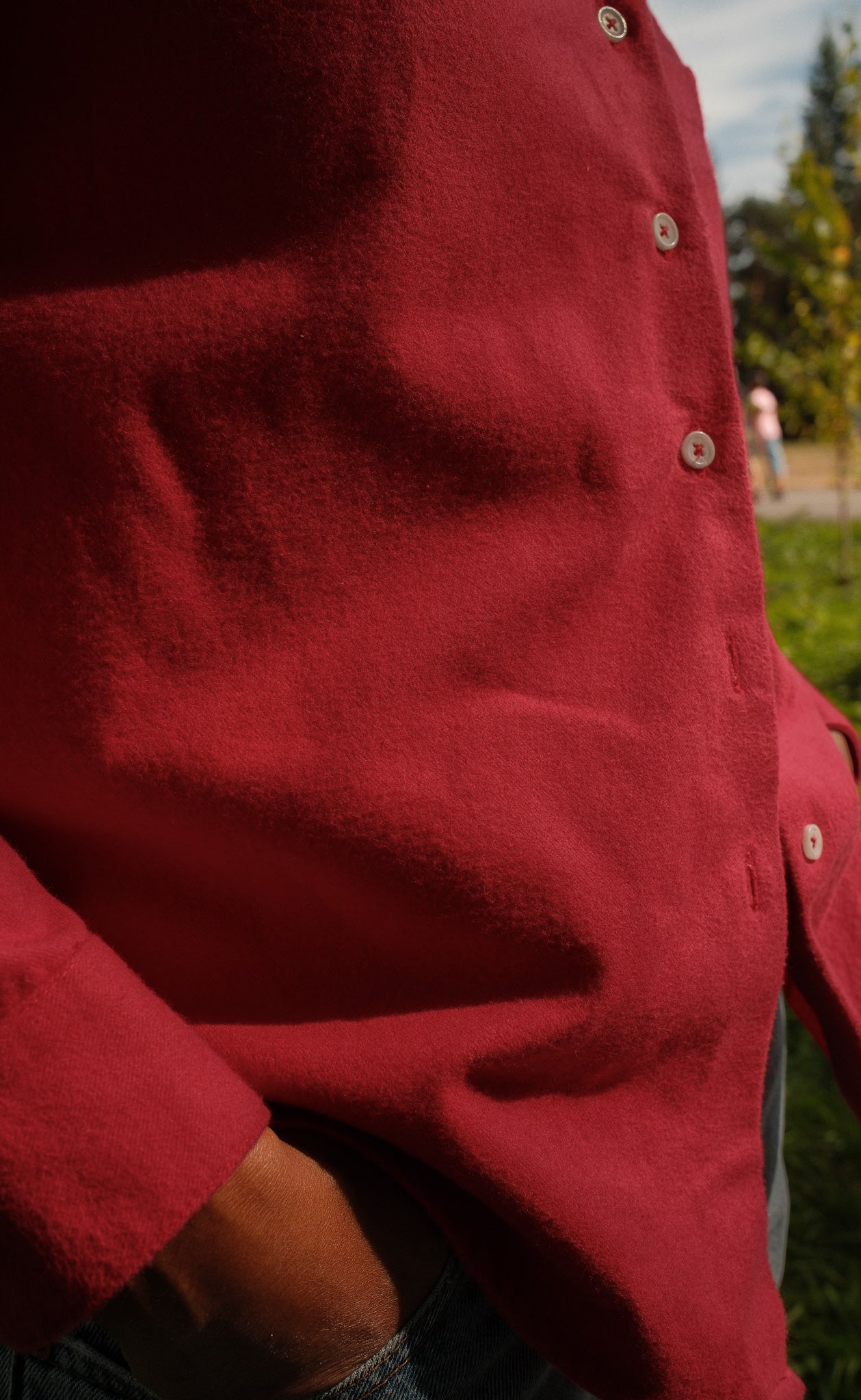 The Voyager - Made In Canada - Proper Fit - Crimson Heavy Flannel