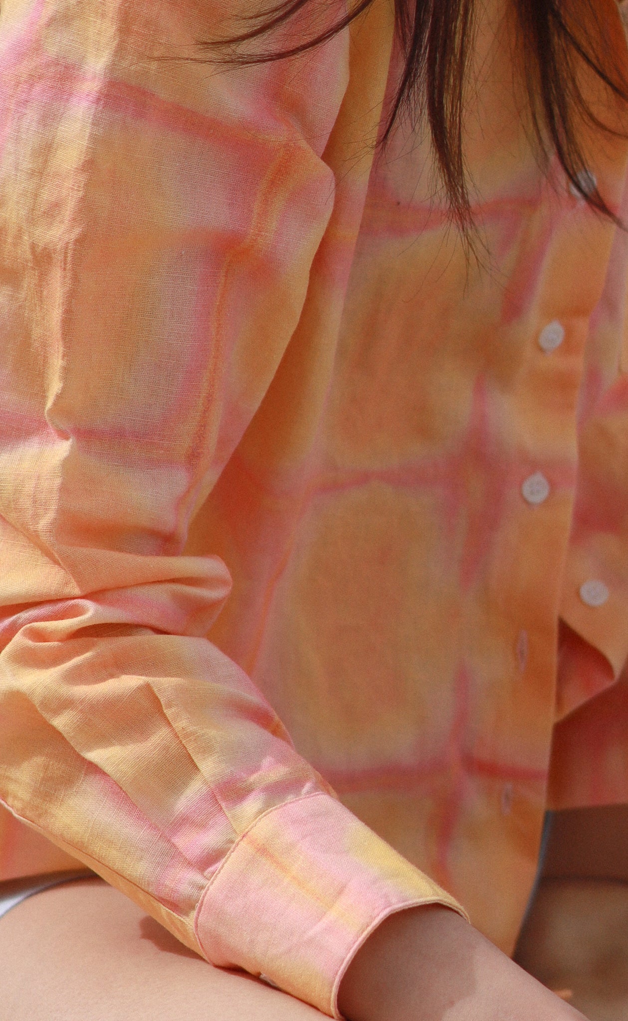 The Sunbather - Proper Fit - Pink + Orange Sunwash Print