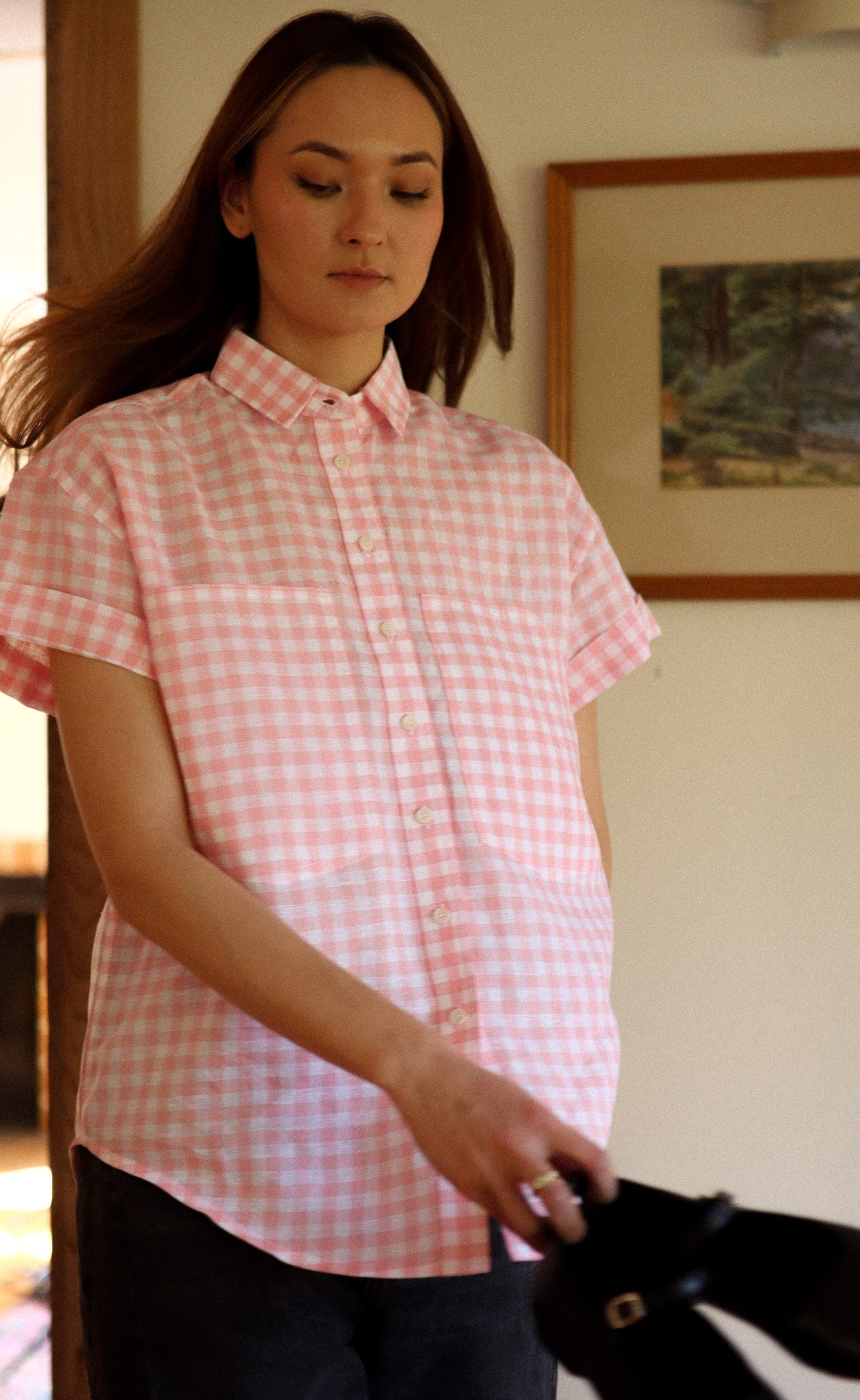 The Friend - Wayward Fit - Turnip & White 100% Linen