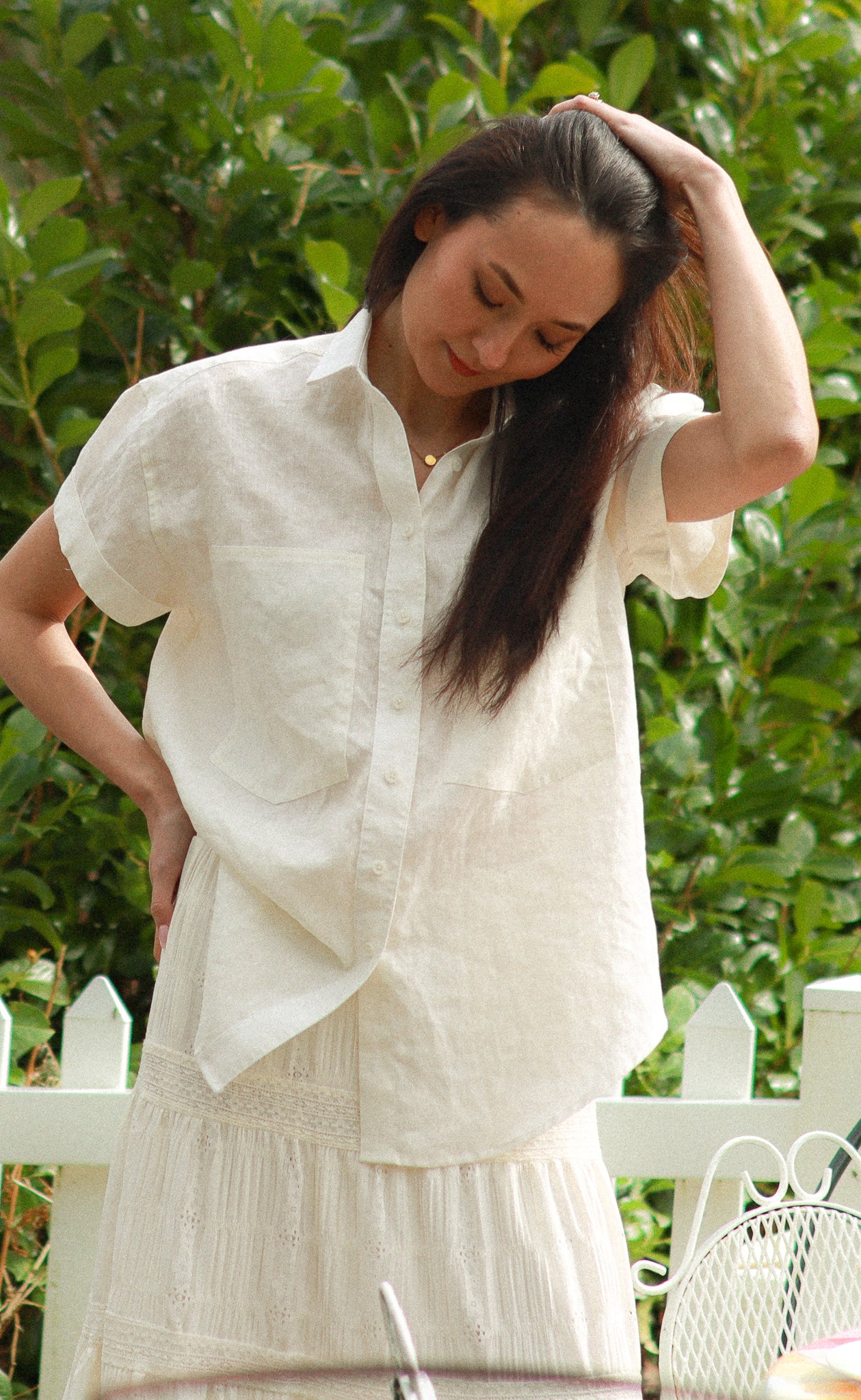 The Friend - Wayward Fit - Cream 100% Linen