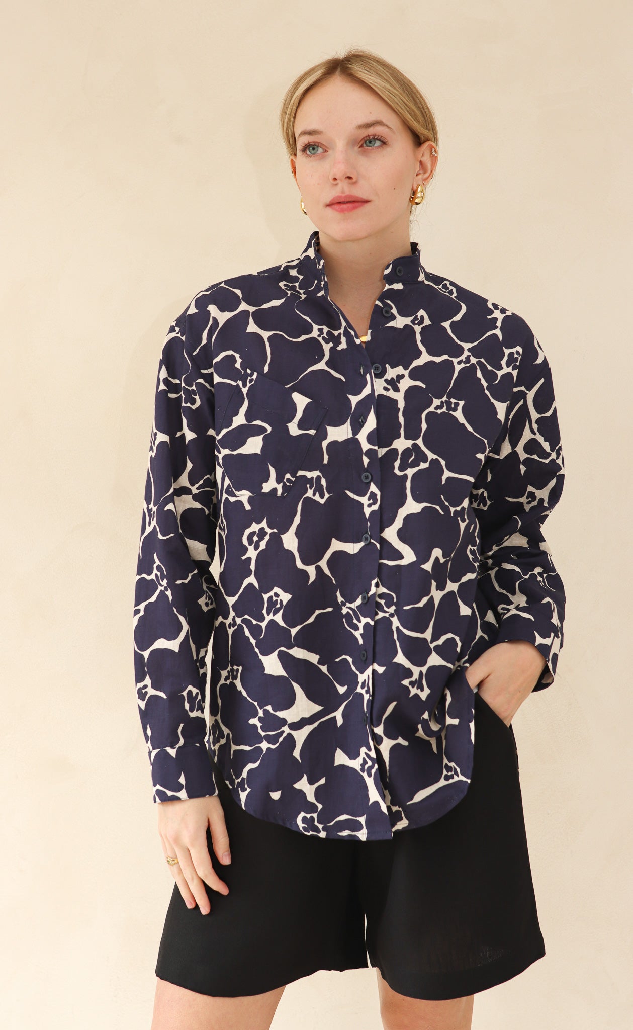 The Naturalist - Wayward Fit Tunic - Linen Cotton Blend