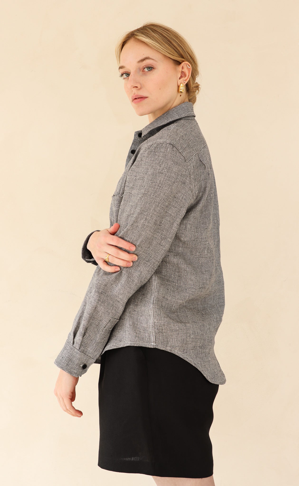 The Painter - Proper Fit - Melange Linen