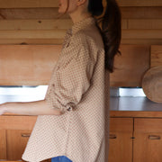 The Lover - Wayward Fit Tunic - Truffle + Beige Jacquard