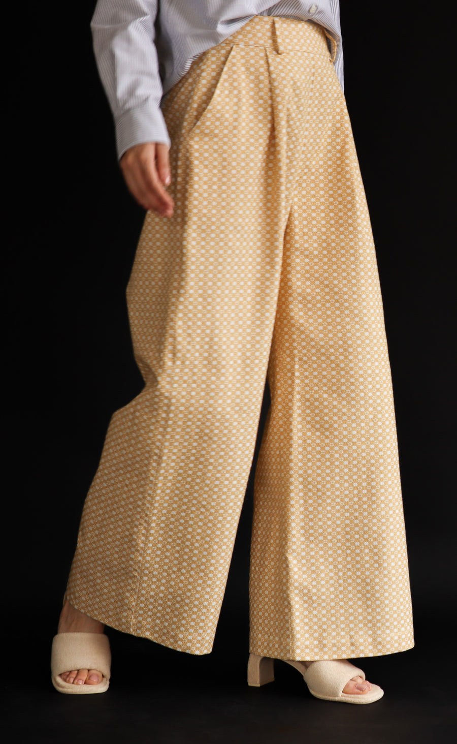 The Maximalist - Long Pants - Primrose Cotton Jacquard