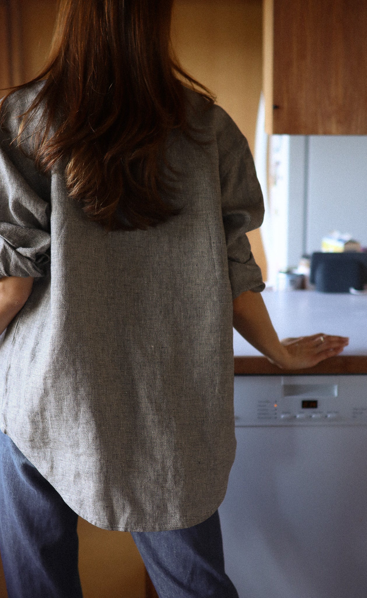 The Painter - Wayward Fit Tunic - Melange Linen