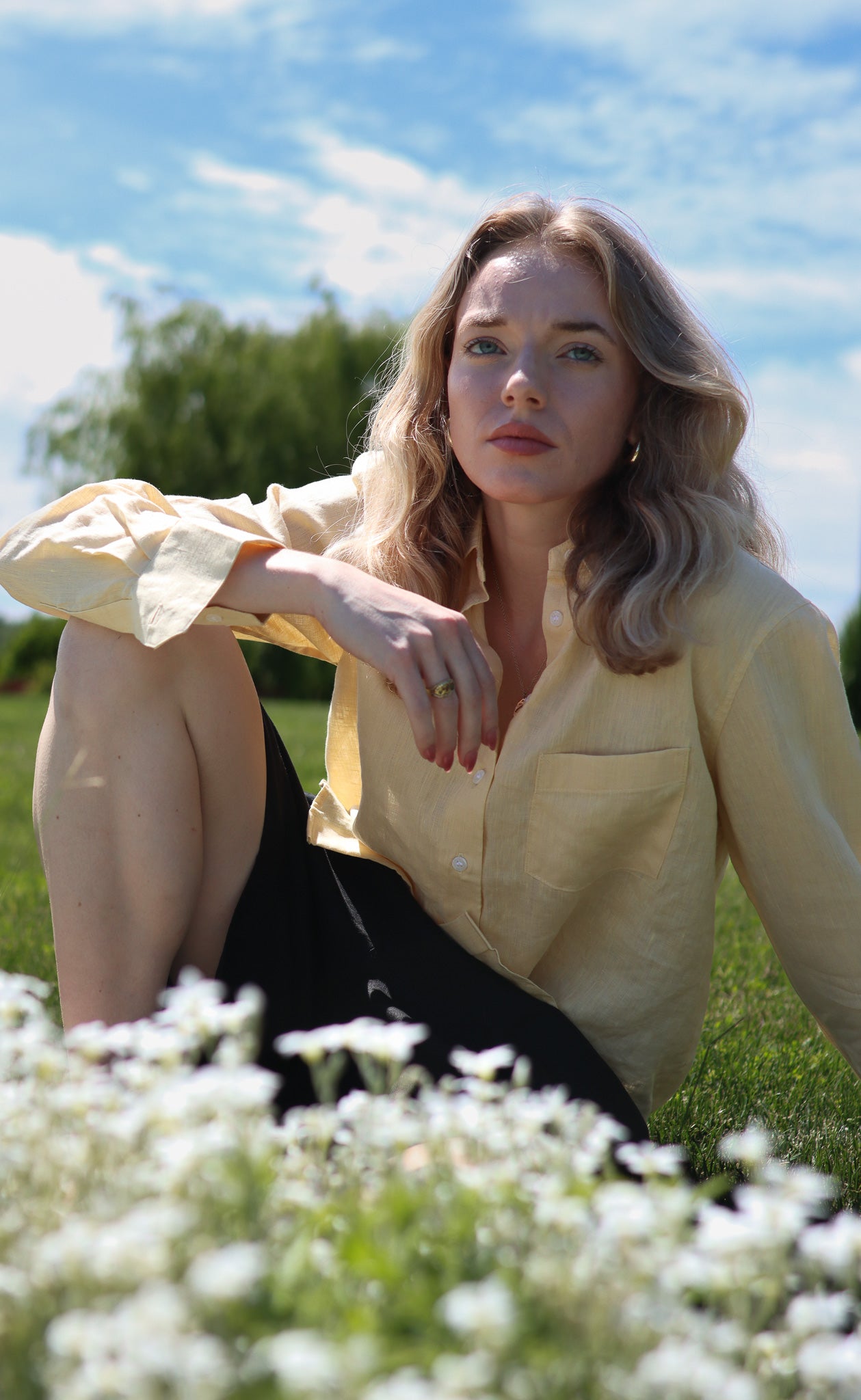 The Friend - Proper Fit - Daffodil 100% Linen