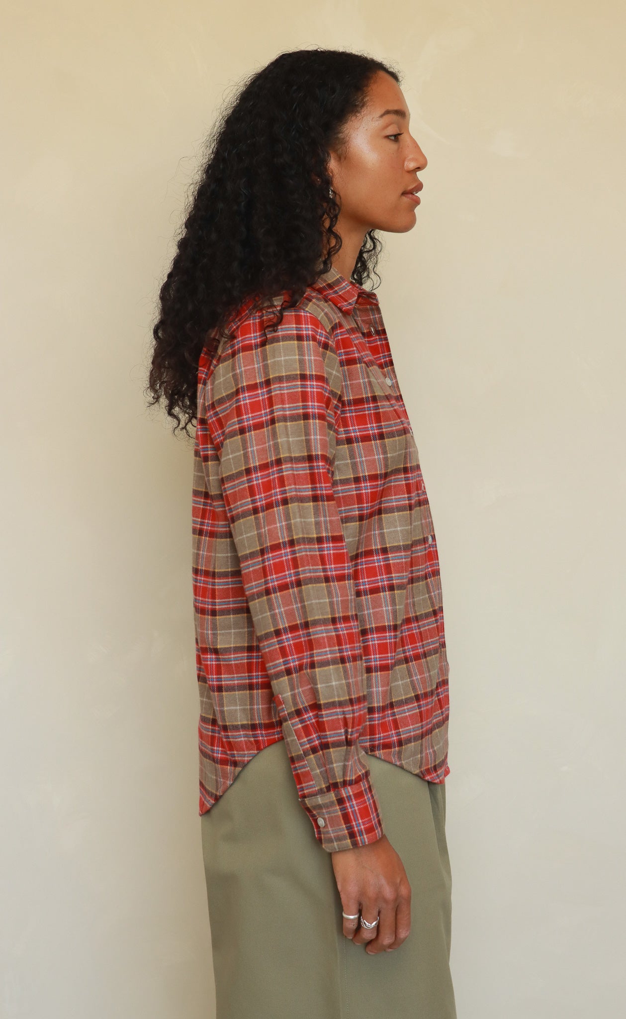 The Ember - Proper Fit - Red + Beige Plaid
