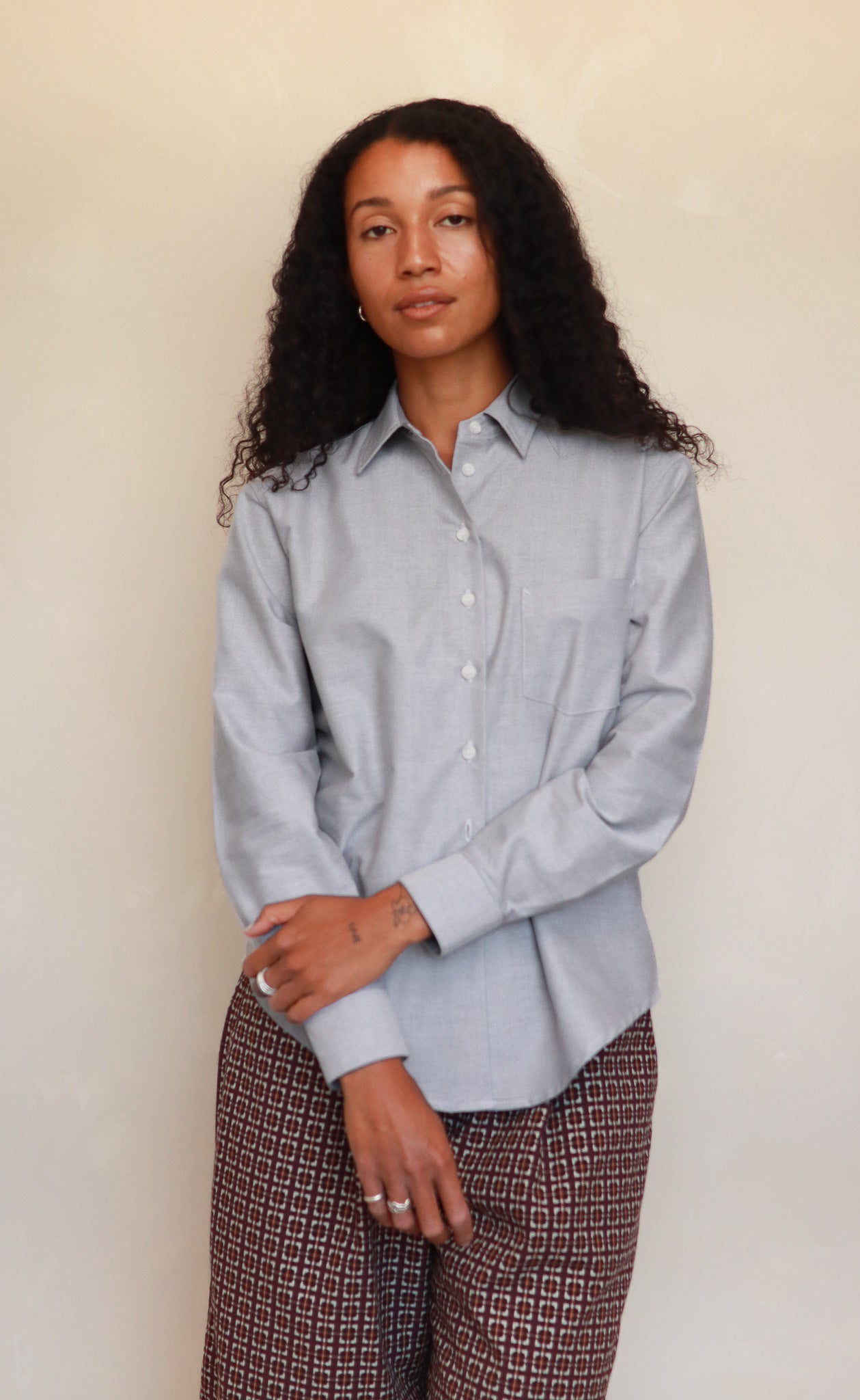 The Tailor - Proper Fit - Pebble Grey Oxford