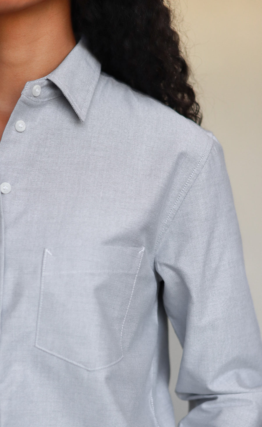 The Tailor - Proper Fit - Pebble Grey Oxford