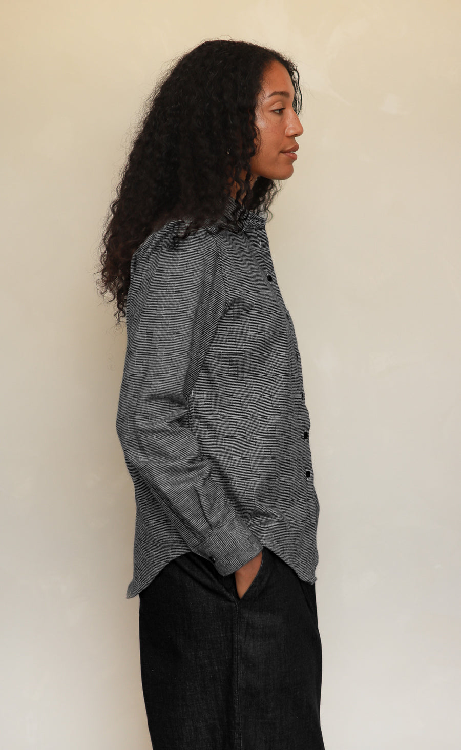 The Vanguard - Proper Fit - Black & White Windmill Flannel