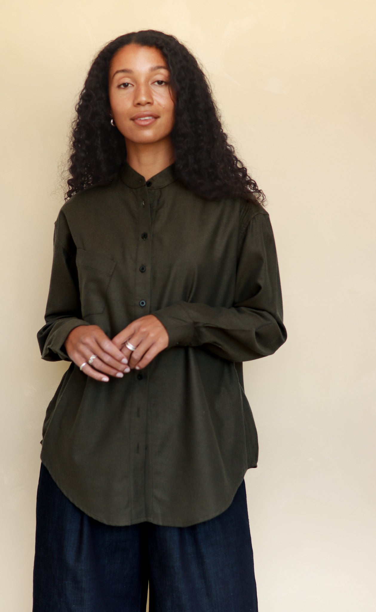 The Historian - Wayward Fit Tunic - Wool Blend Flannel