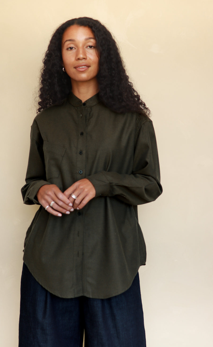 The Historian - Wayward Fit Tunic - Wool Blend Flannel