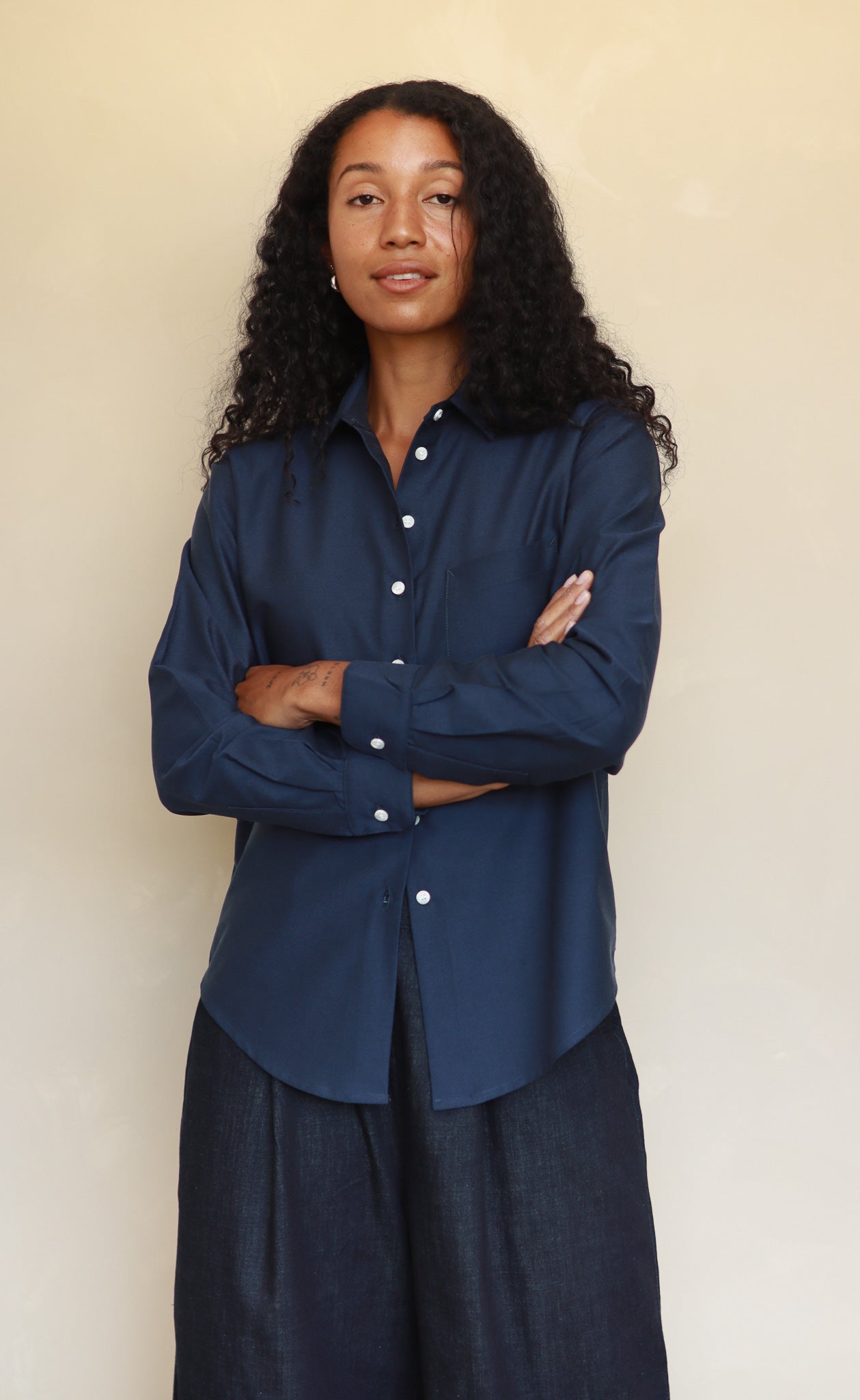 The Tailor - Proper Fit - Navy Oxford