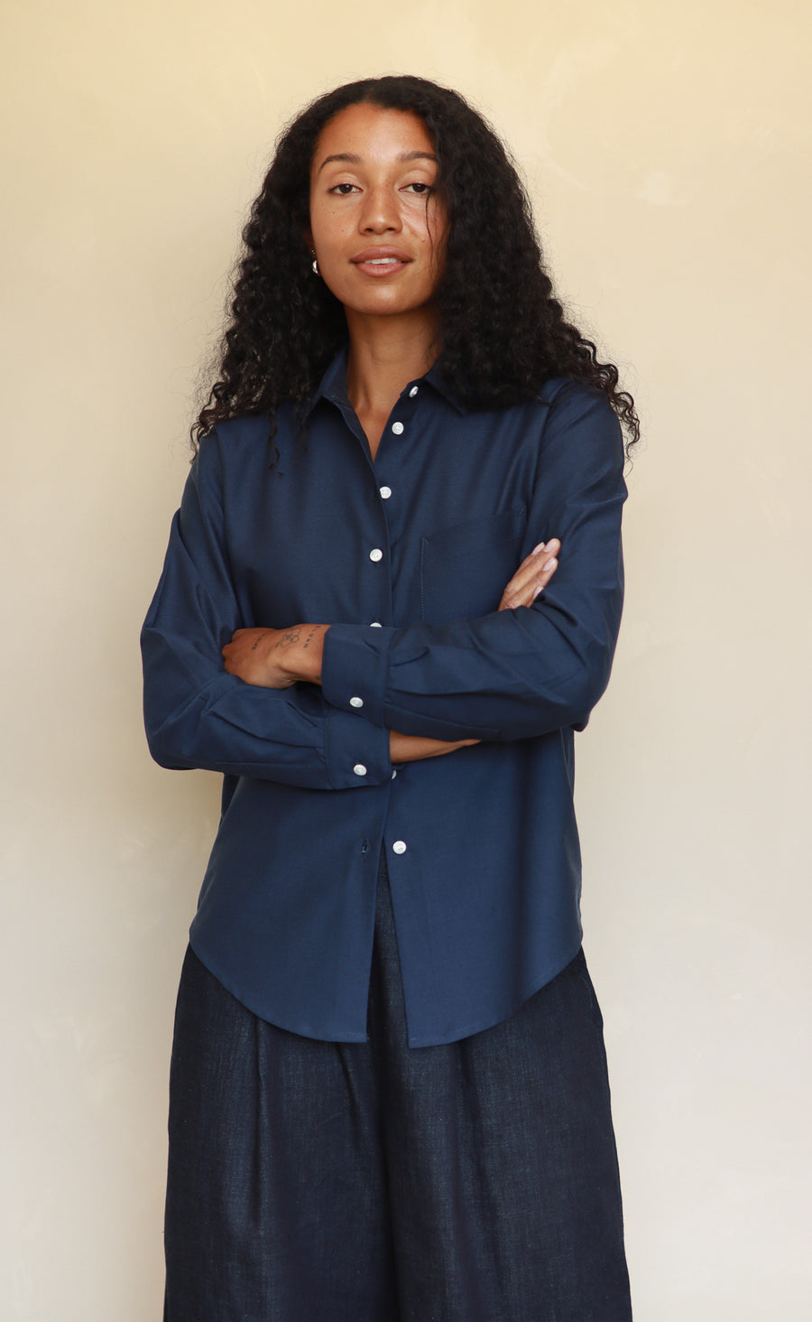 The Tailor - Proper Fit - Navy Oxford