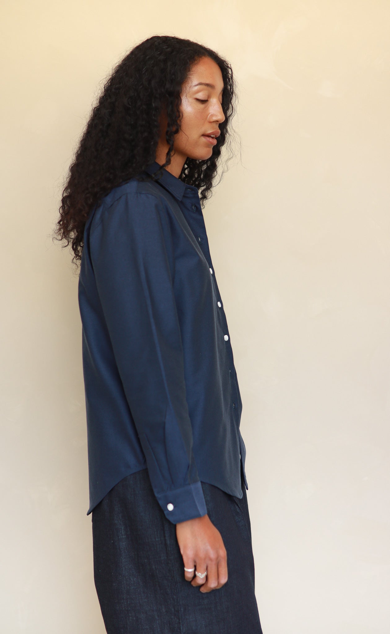 The Tailor - Proper Fit - Navy Oxford