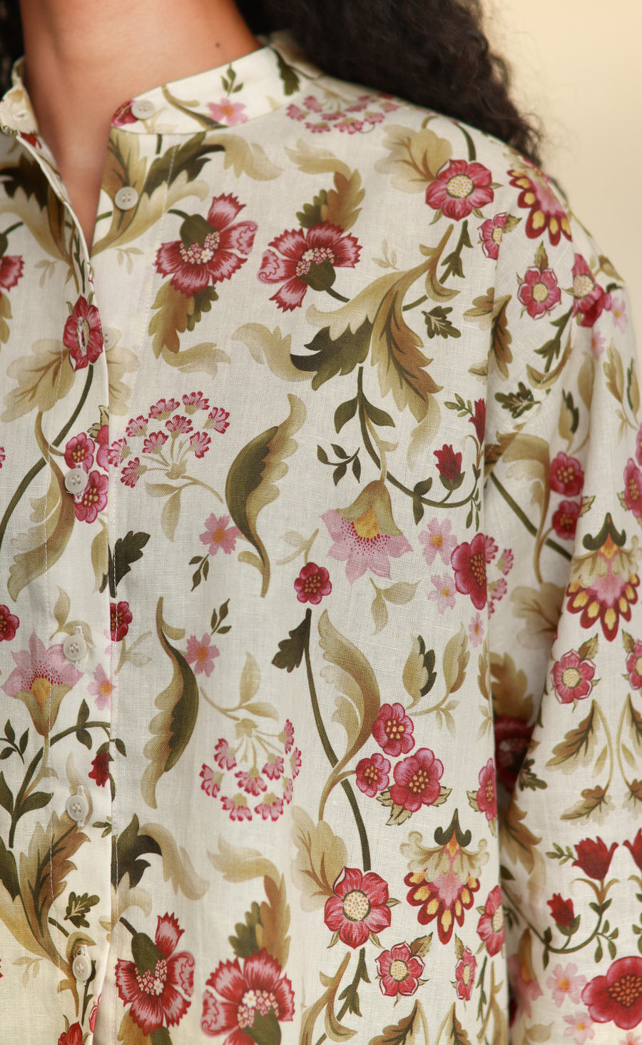 The Folkkeeper - Wayward Fit Tunic - Linen Cotton Blend