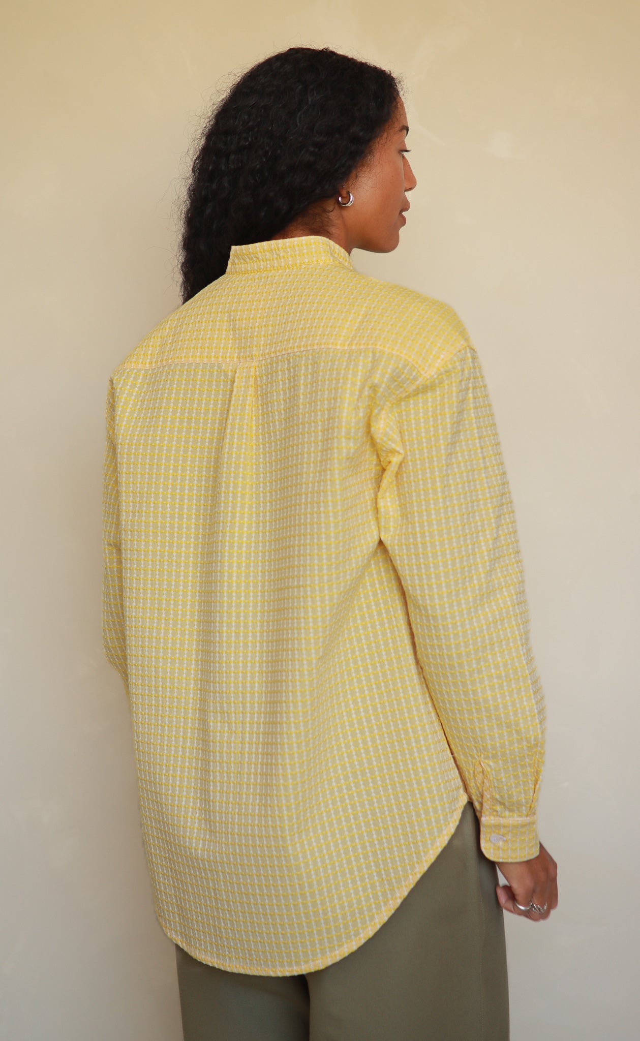 The Signal - Wayward Fit Tunic - Primary Yellow Jacquard