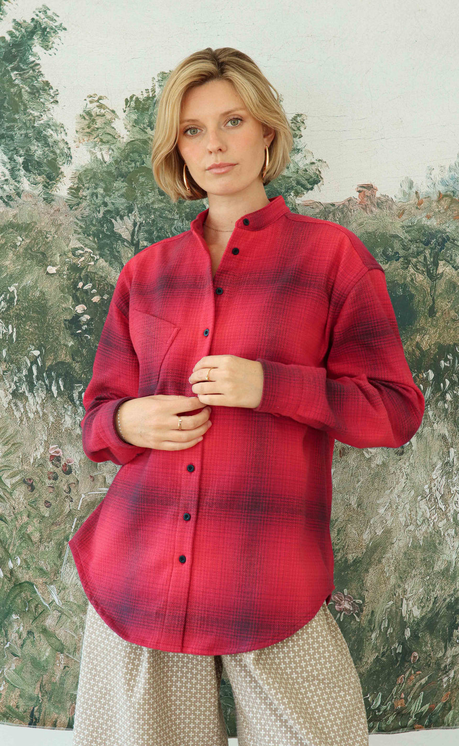 The Wordsmith - Wayward Fit Tunic - Plaid Flannel