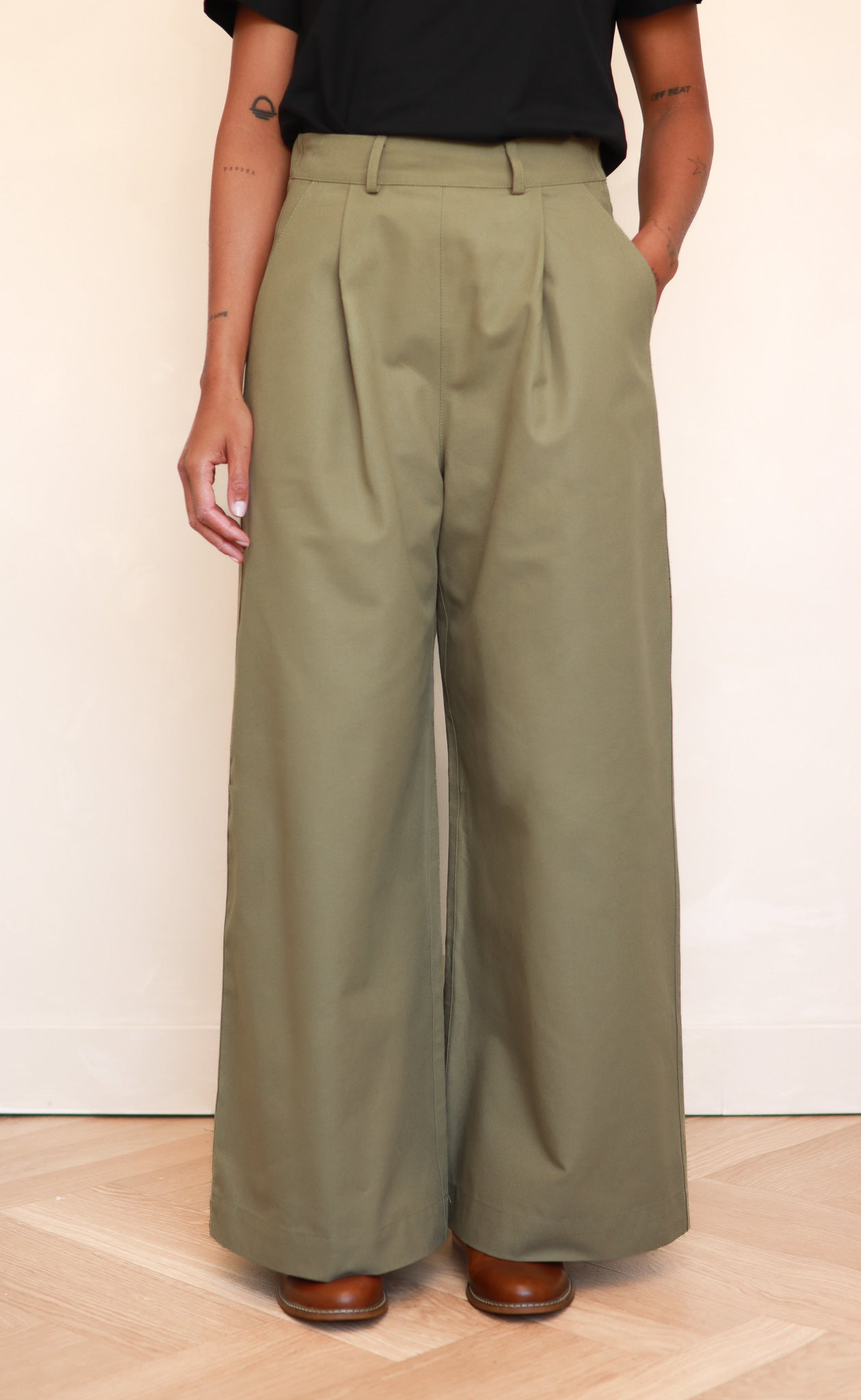 The Maximalist - Long Pants - Washed Khaki Canvas