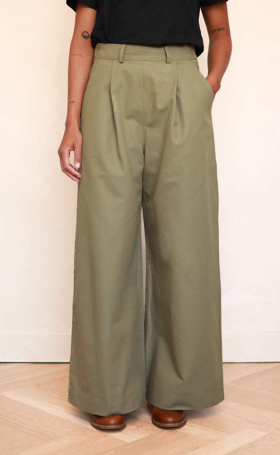 The Maximalist - Long Pants - Washed Khaki Canvas