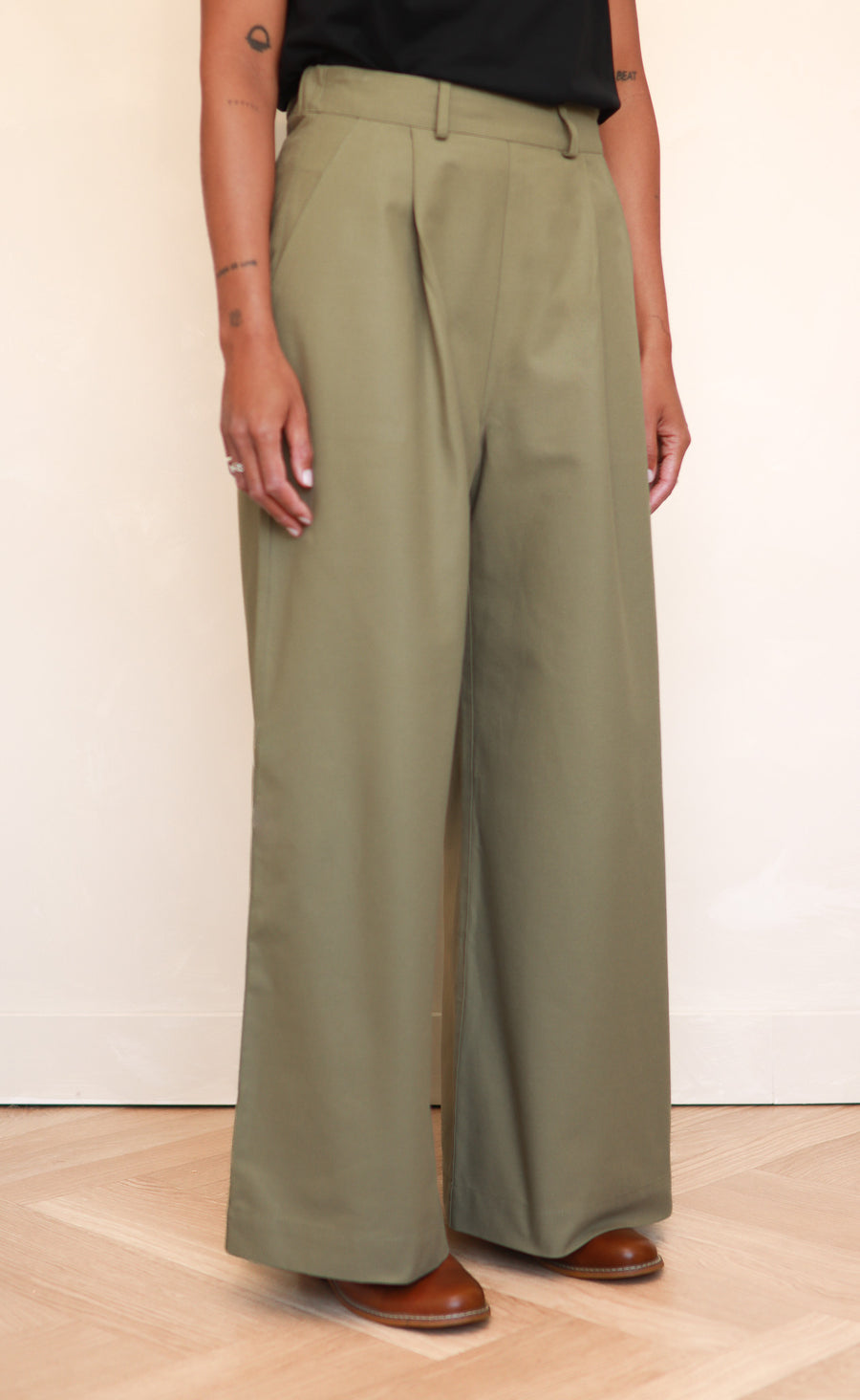 The Maximalist - Long Pants - Washed Khaki Canvas