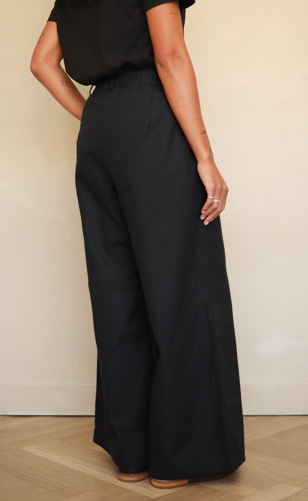 The Maximalist - Long Pants - Charcoal Crepe