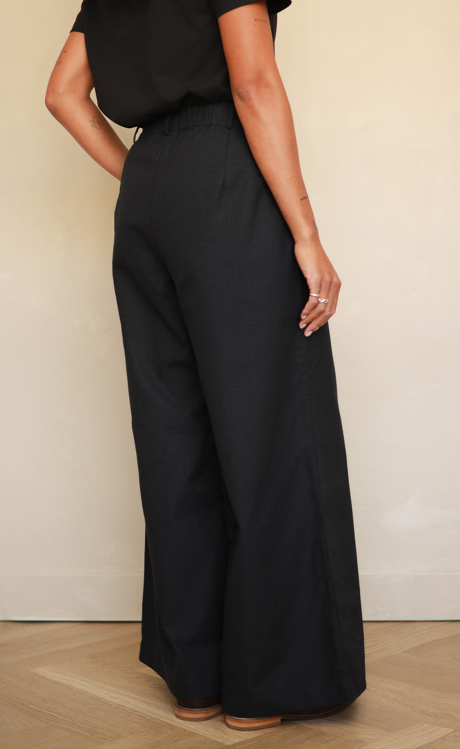 The Maximalist - Long Pants - Charcoal Crepe