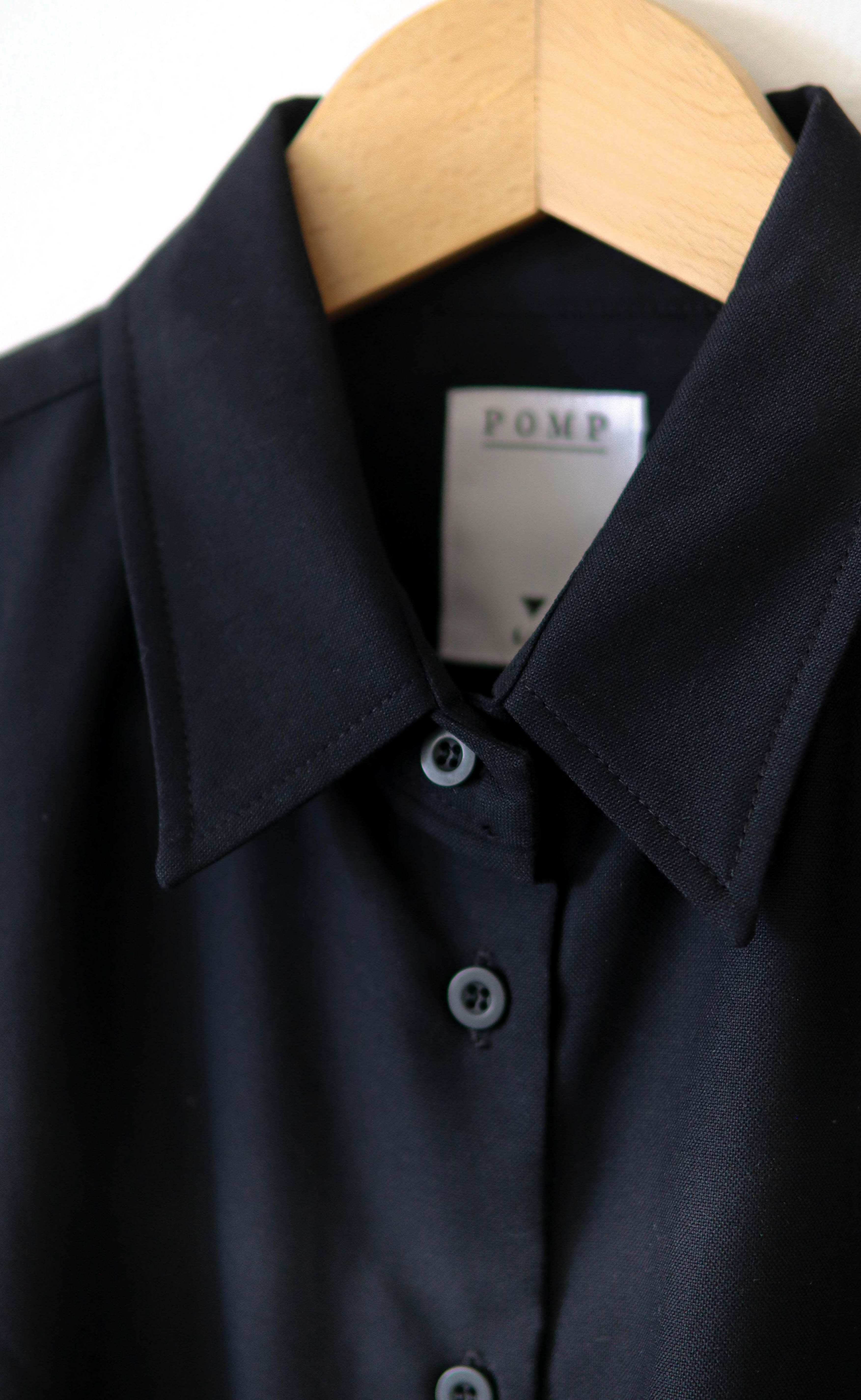 The Archetype - Black Cotton Proper Fit Button-Up Shirt – Power Of My ...