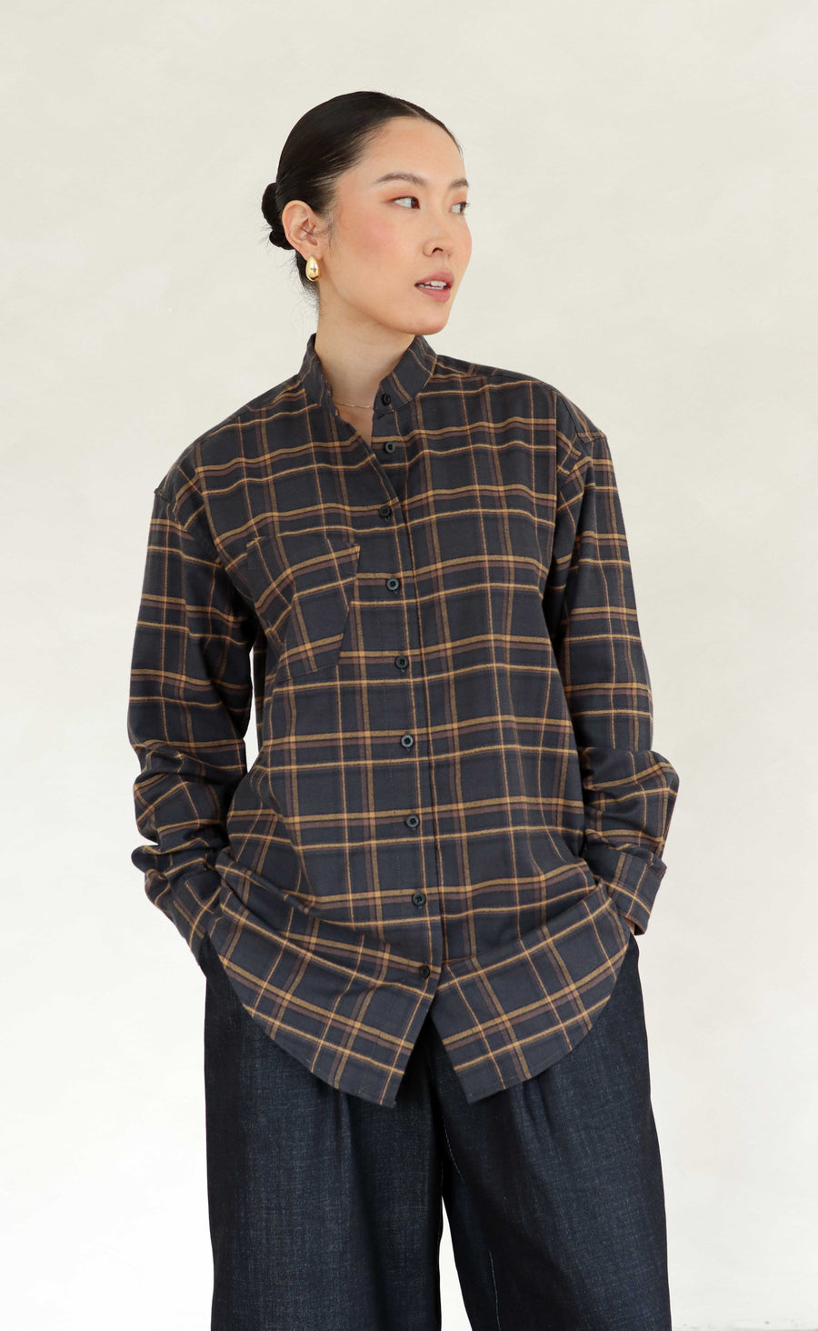 The Gentlewoman - Wayward Fit Tunic - Plaid Flannel