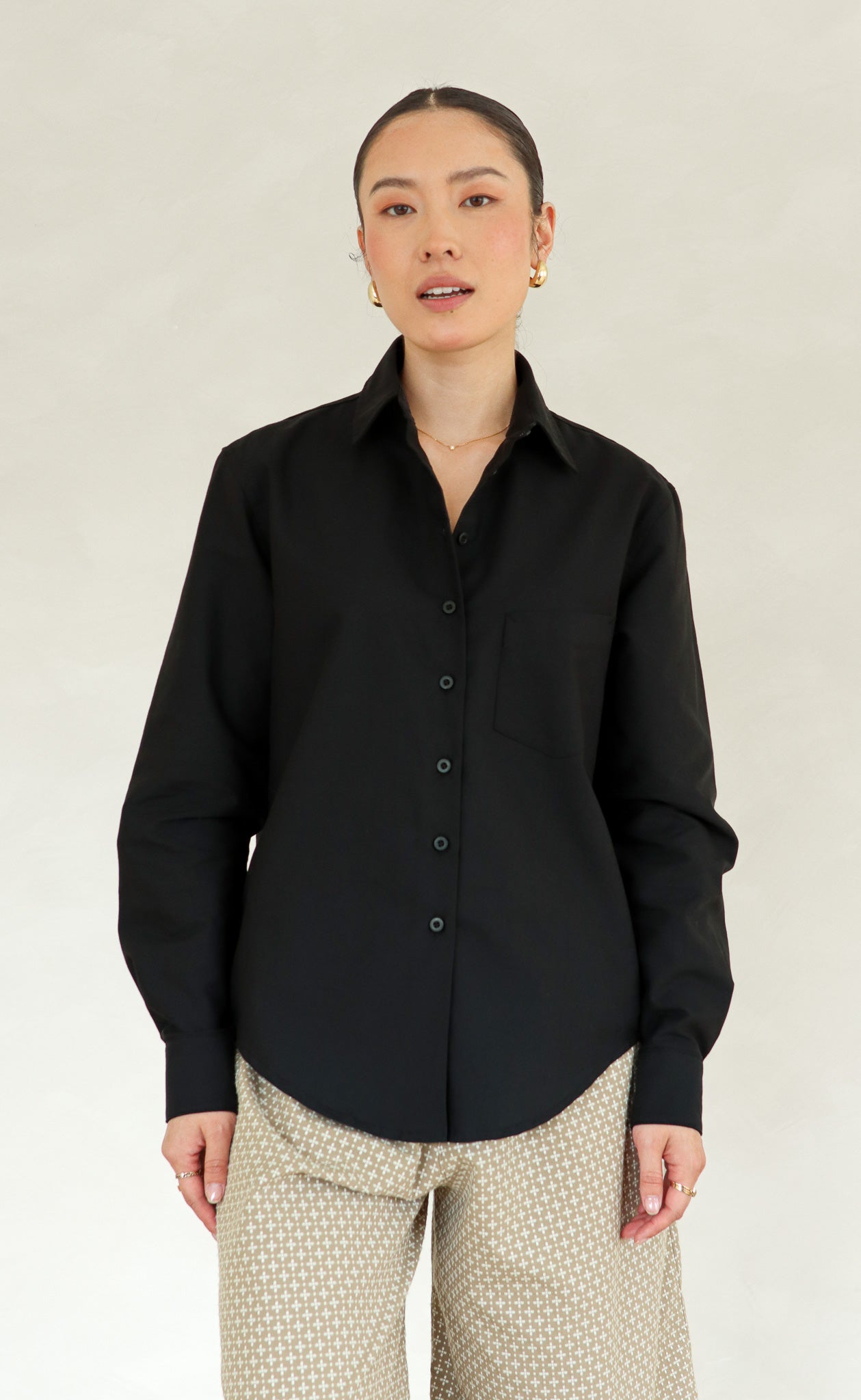 The Tailor - Proper Fit - Black Oxford