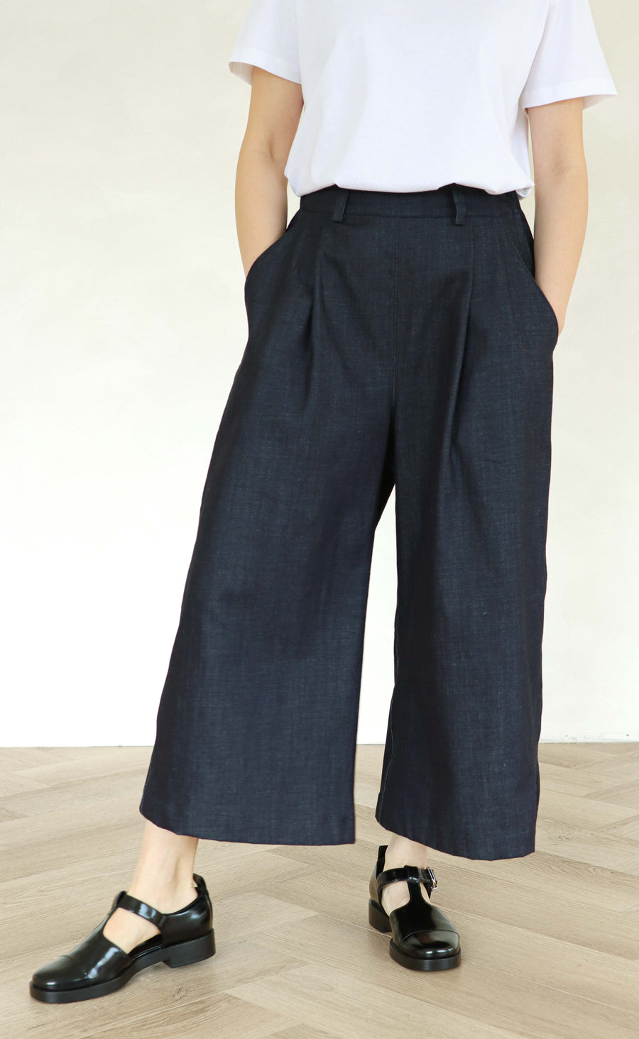 The Minimalist - Dark Wash Denim Wayward Fit Pants