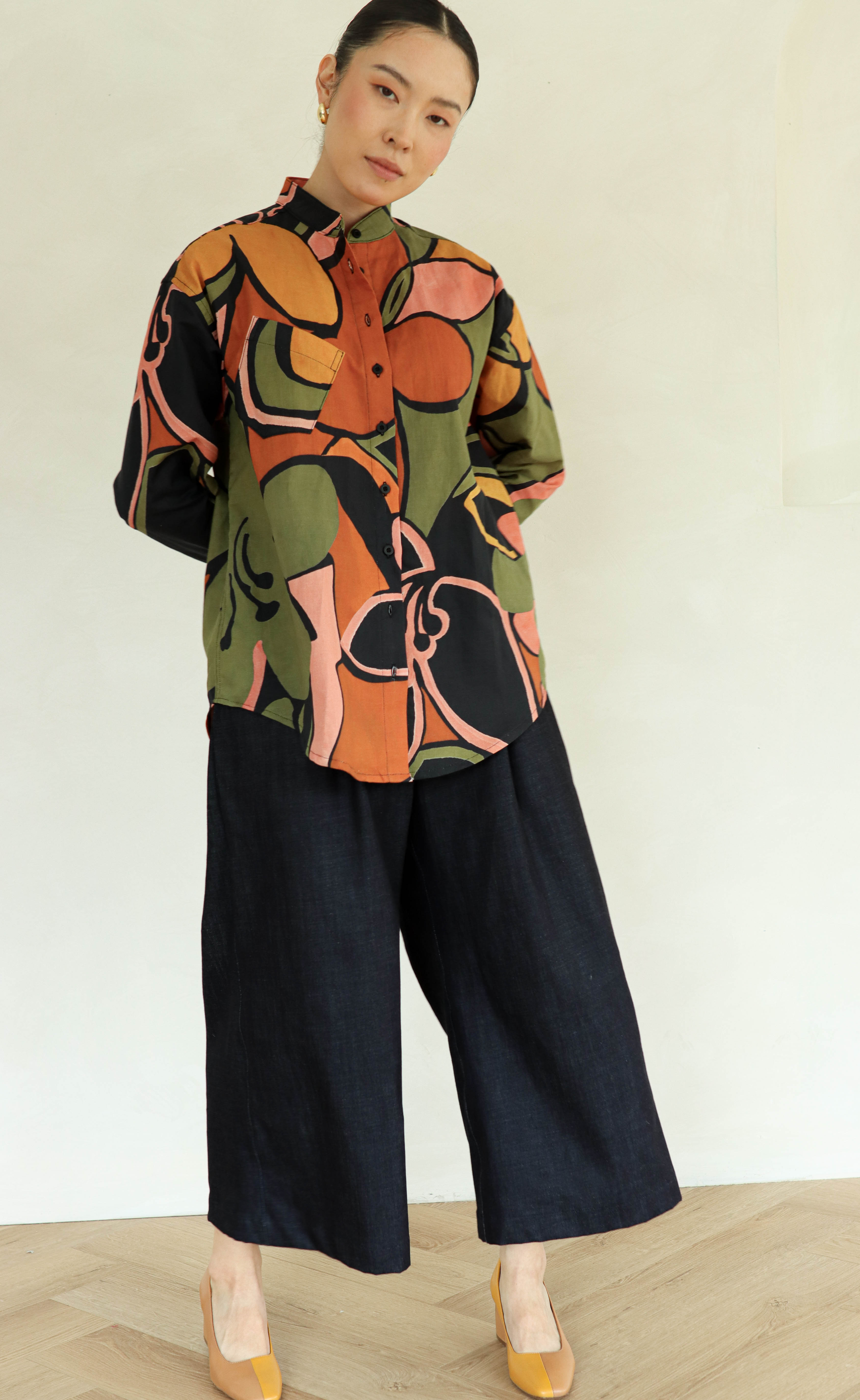 The Muse - Wayward Fit Tunic - Linen Cotton Blend