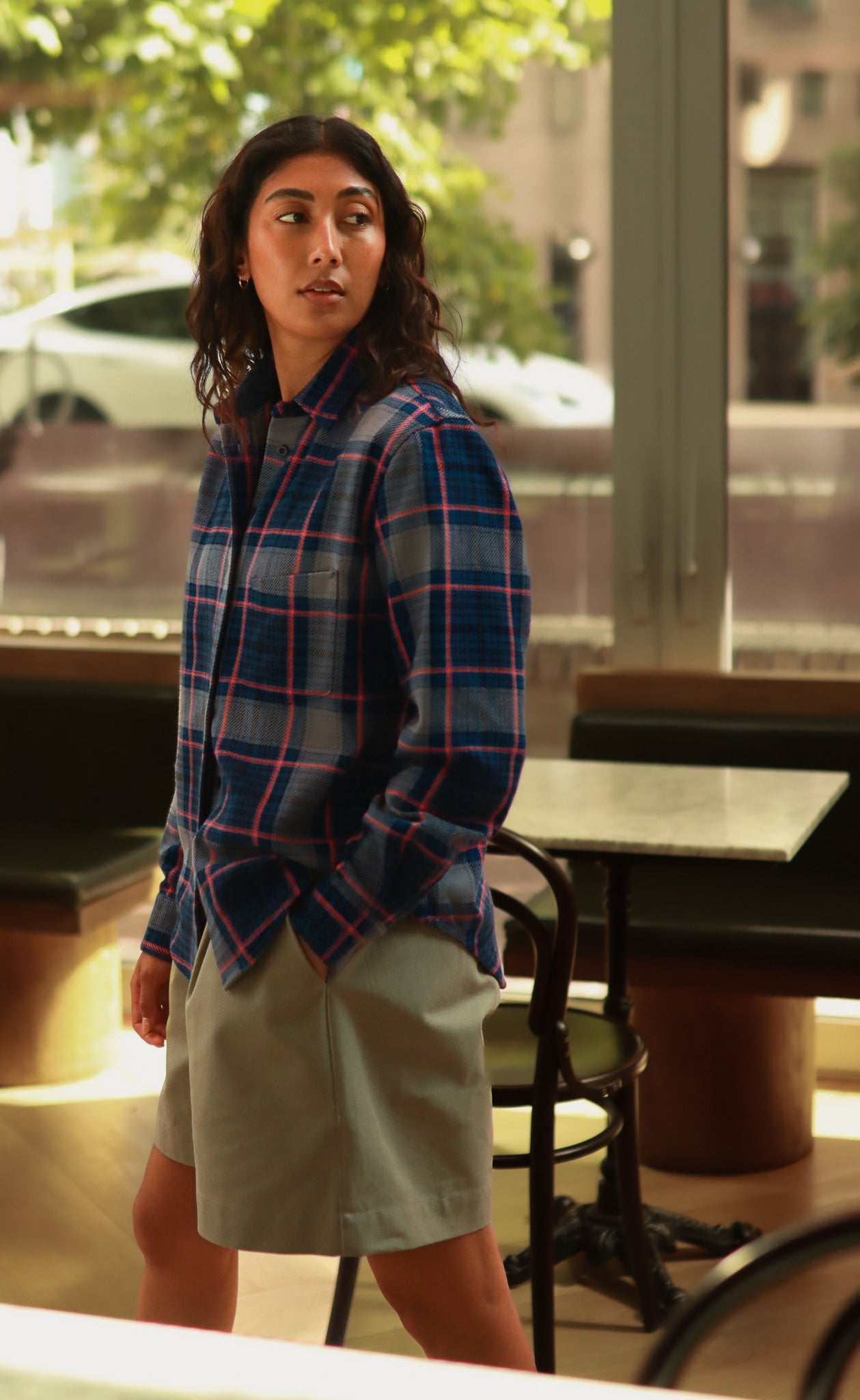 The Forger - Proper Fit - Blue + Red Plaid