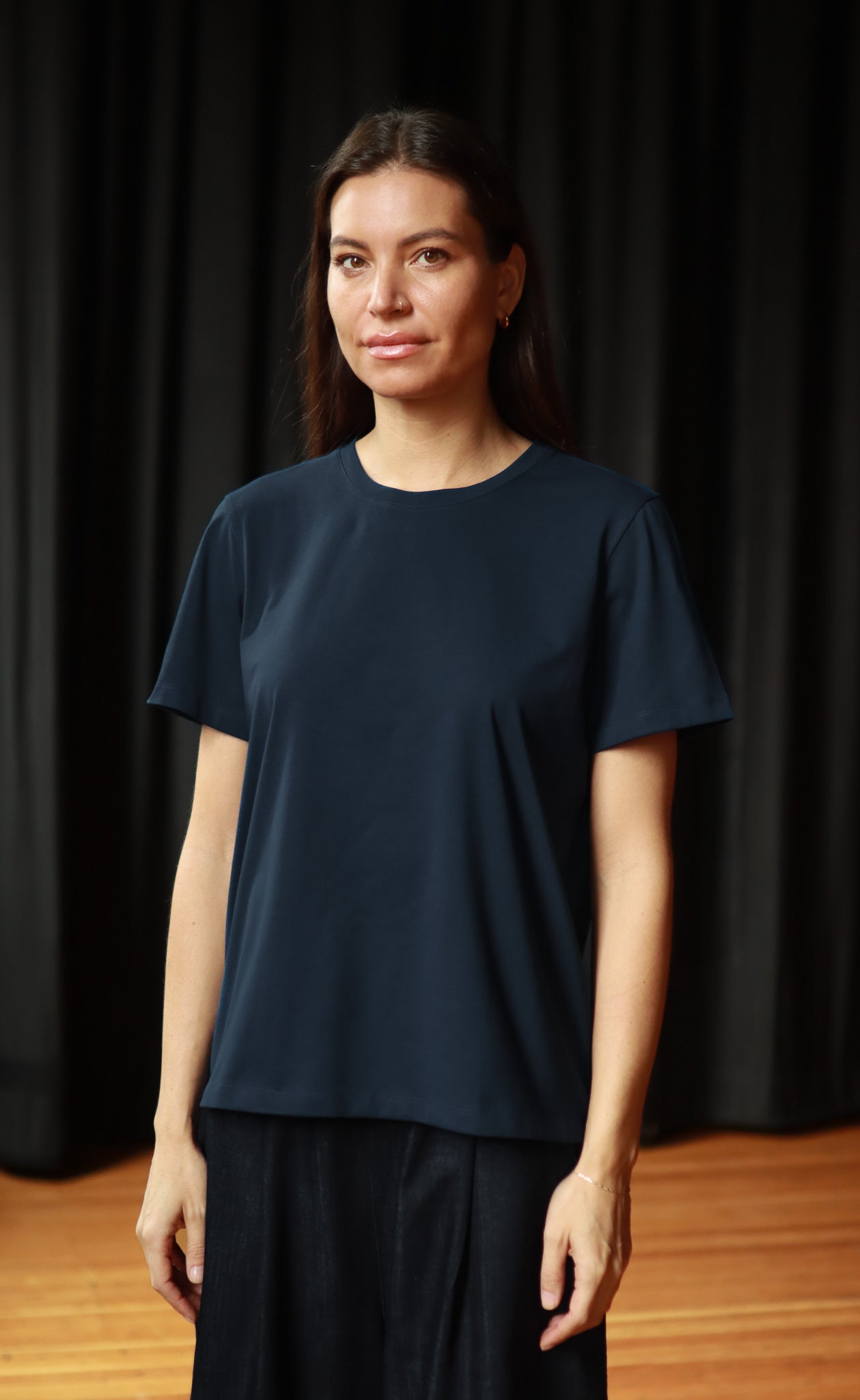 The Pinnacle - Navy Proper Fit Tee