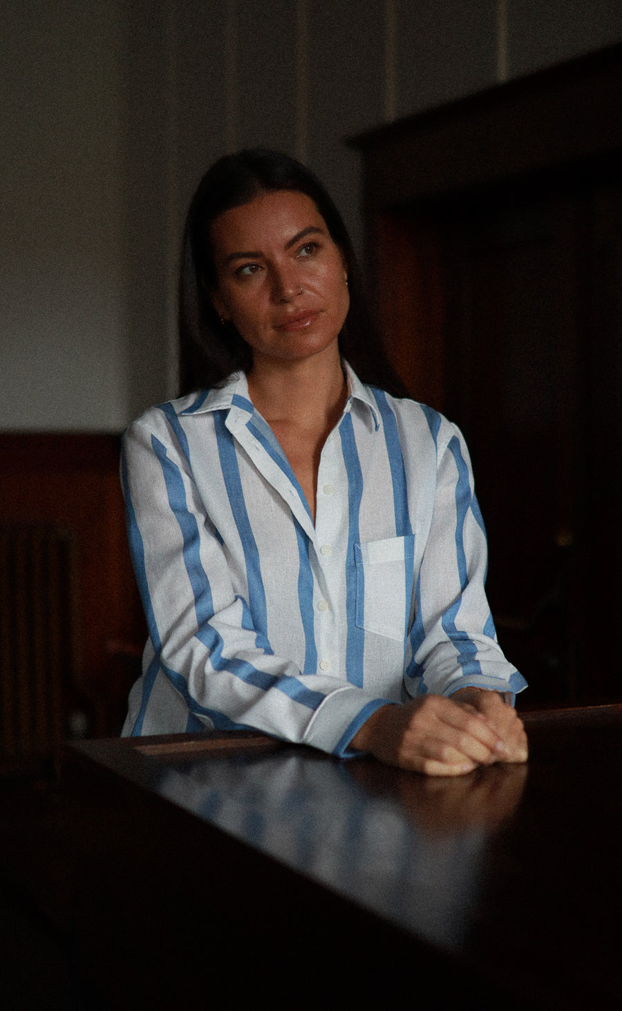 The Framer - Proper Fit - Wide Twill Stripe