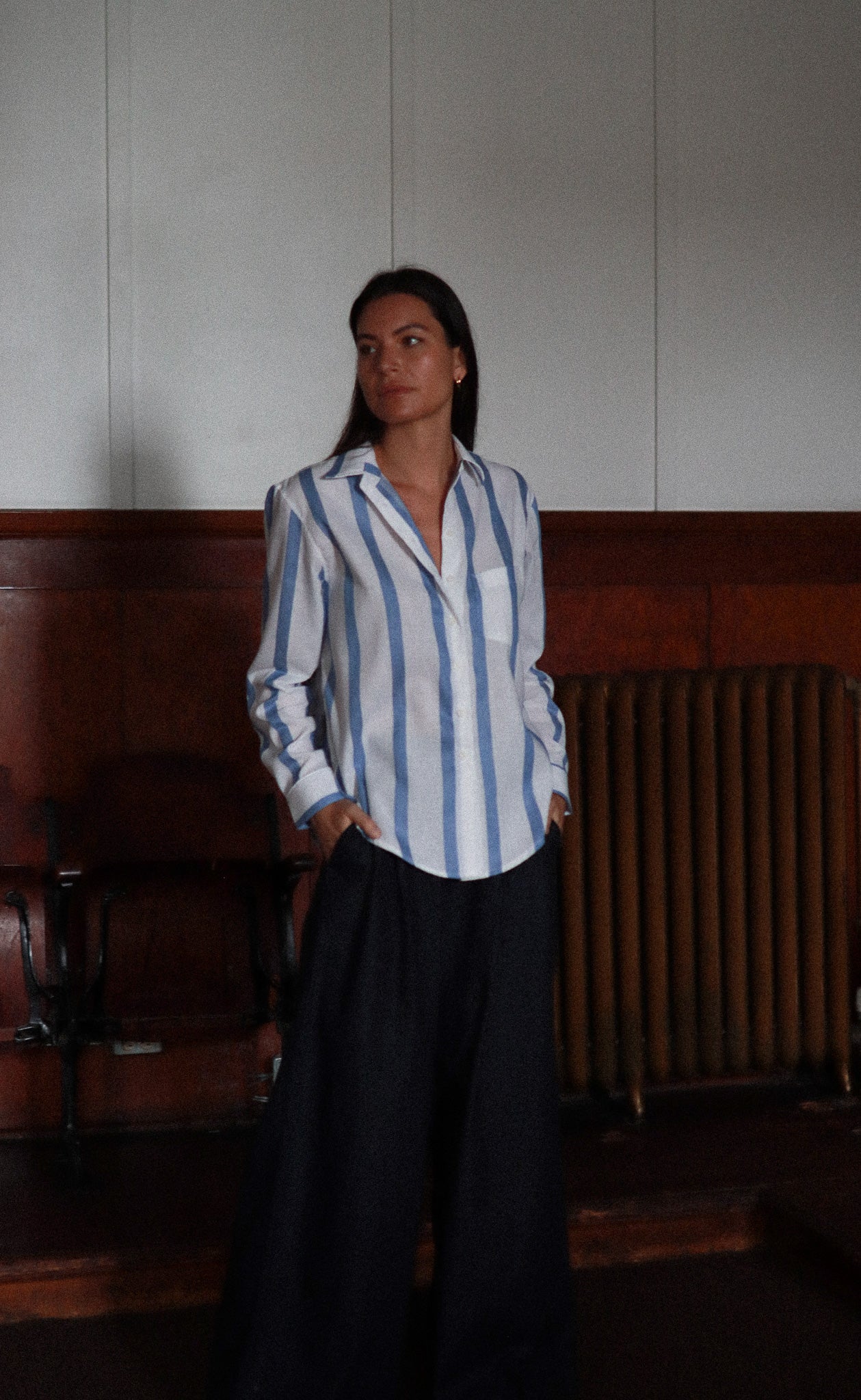 The Framer - Proper Fit - Wide Twill Stripe