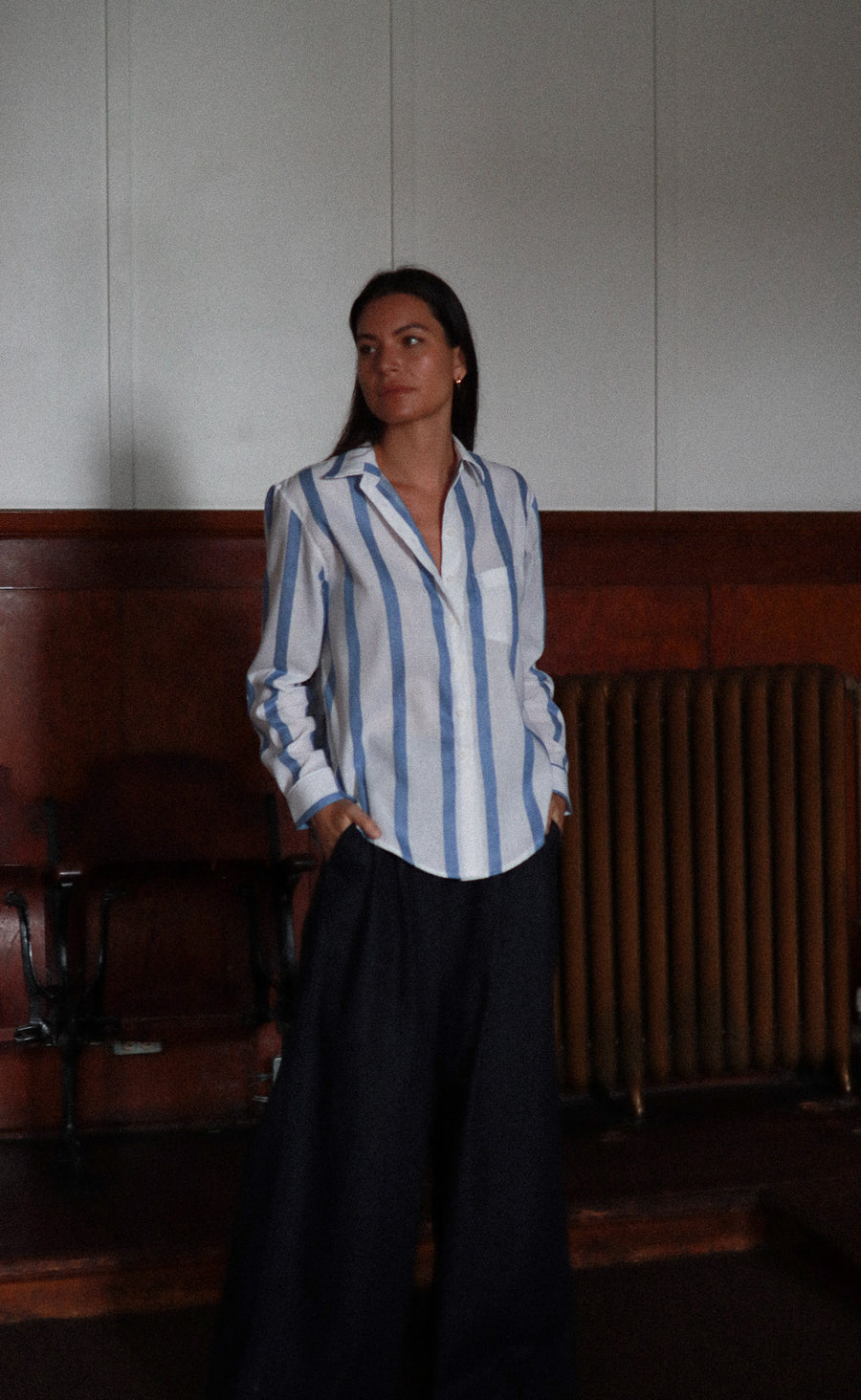 The Framer - Proper Fit - Wide Twill Stripe