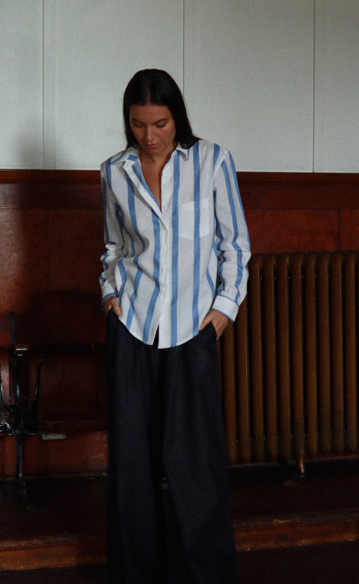 The Framer - Proper Fit - Wide Twill Stripe