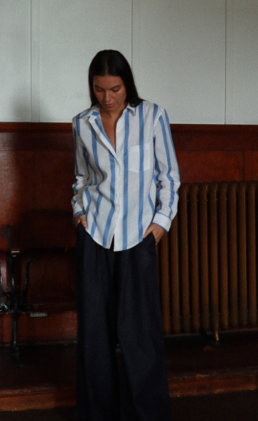 The Framer - Proper Fit - Wide Twill Stripe