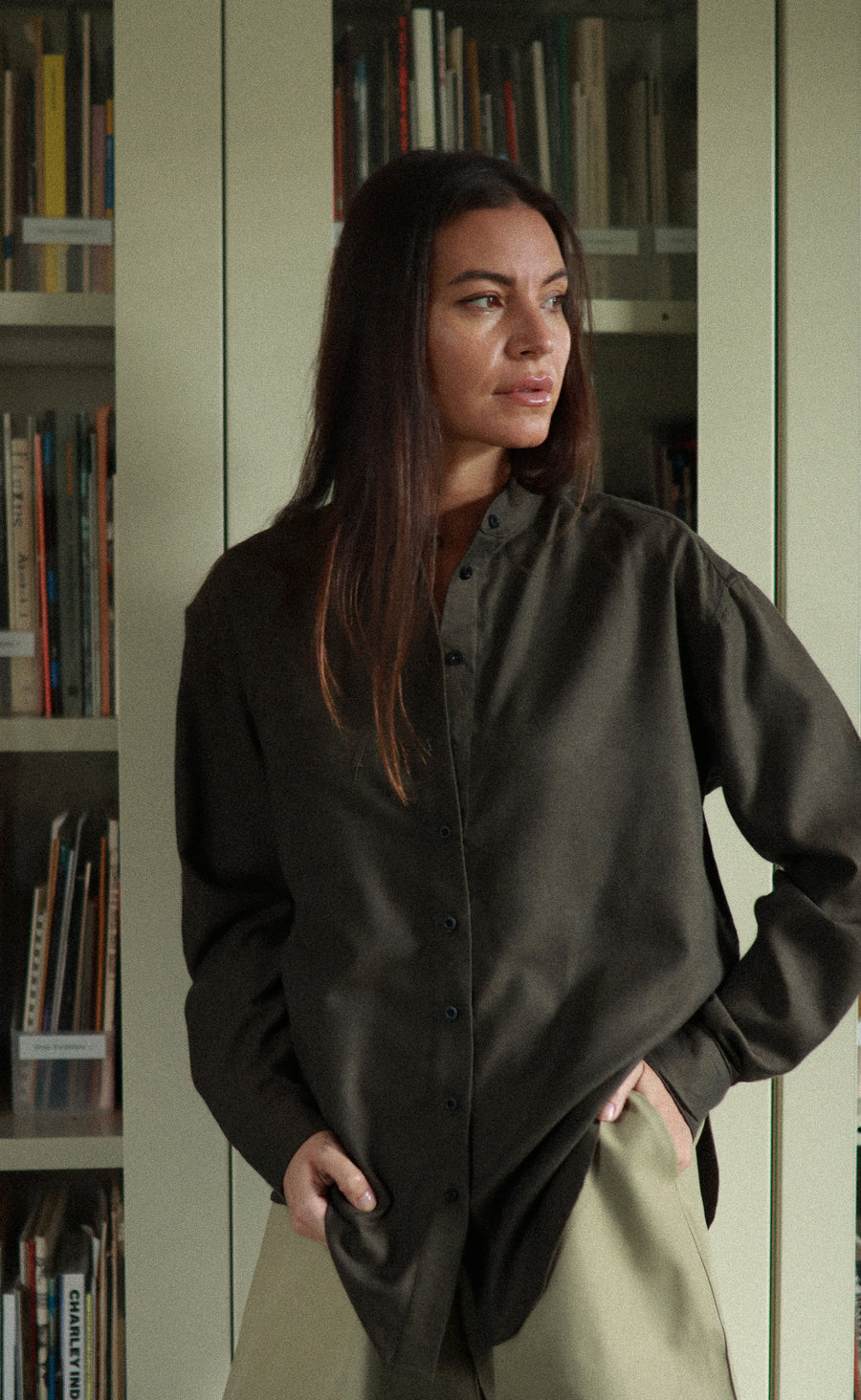 The Historian - Wayward Fit Tunic - Wool Blend Flannel