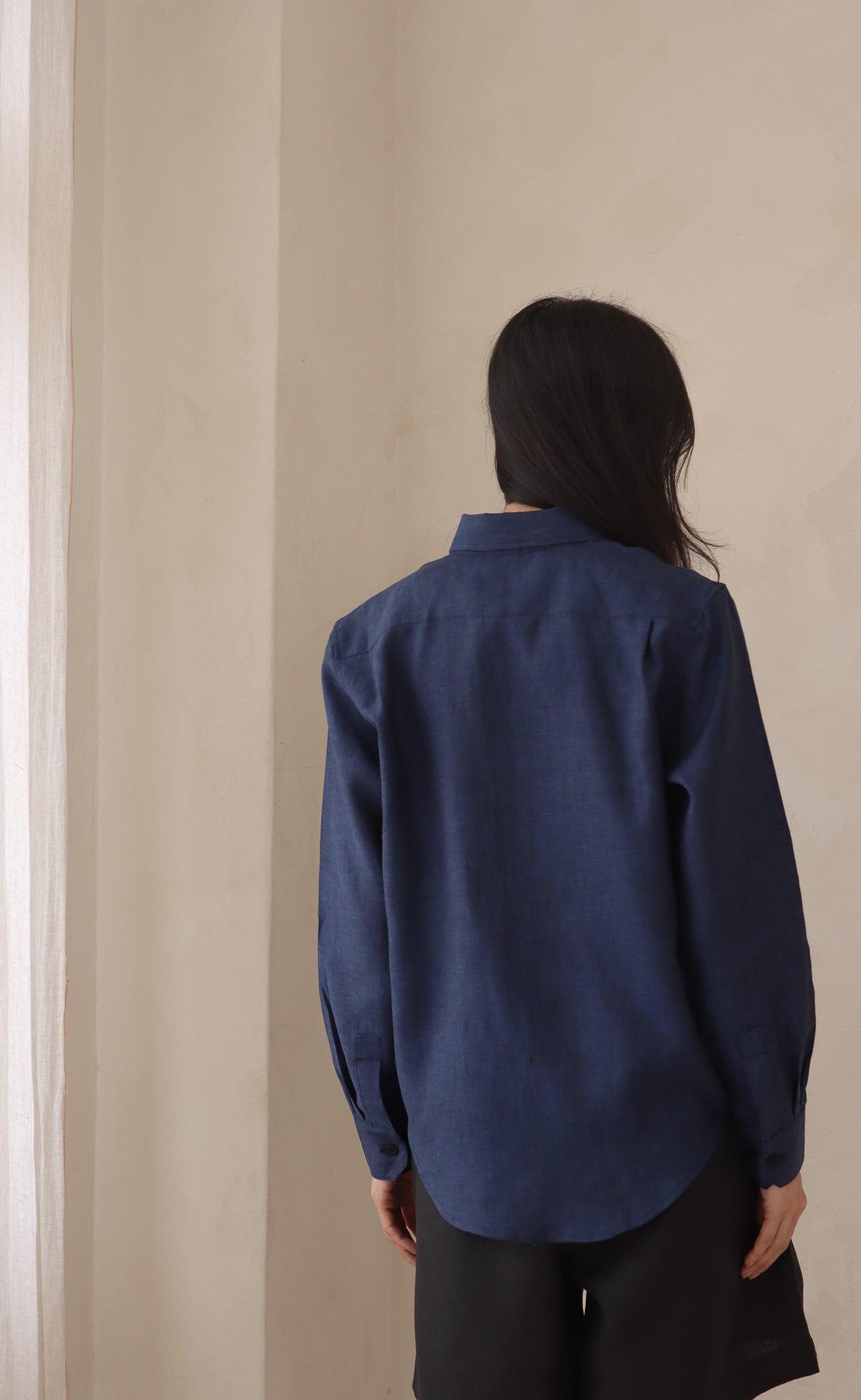 The Friend - Proper Fit - Deep Navy 100% Linen