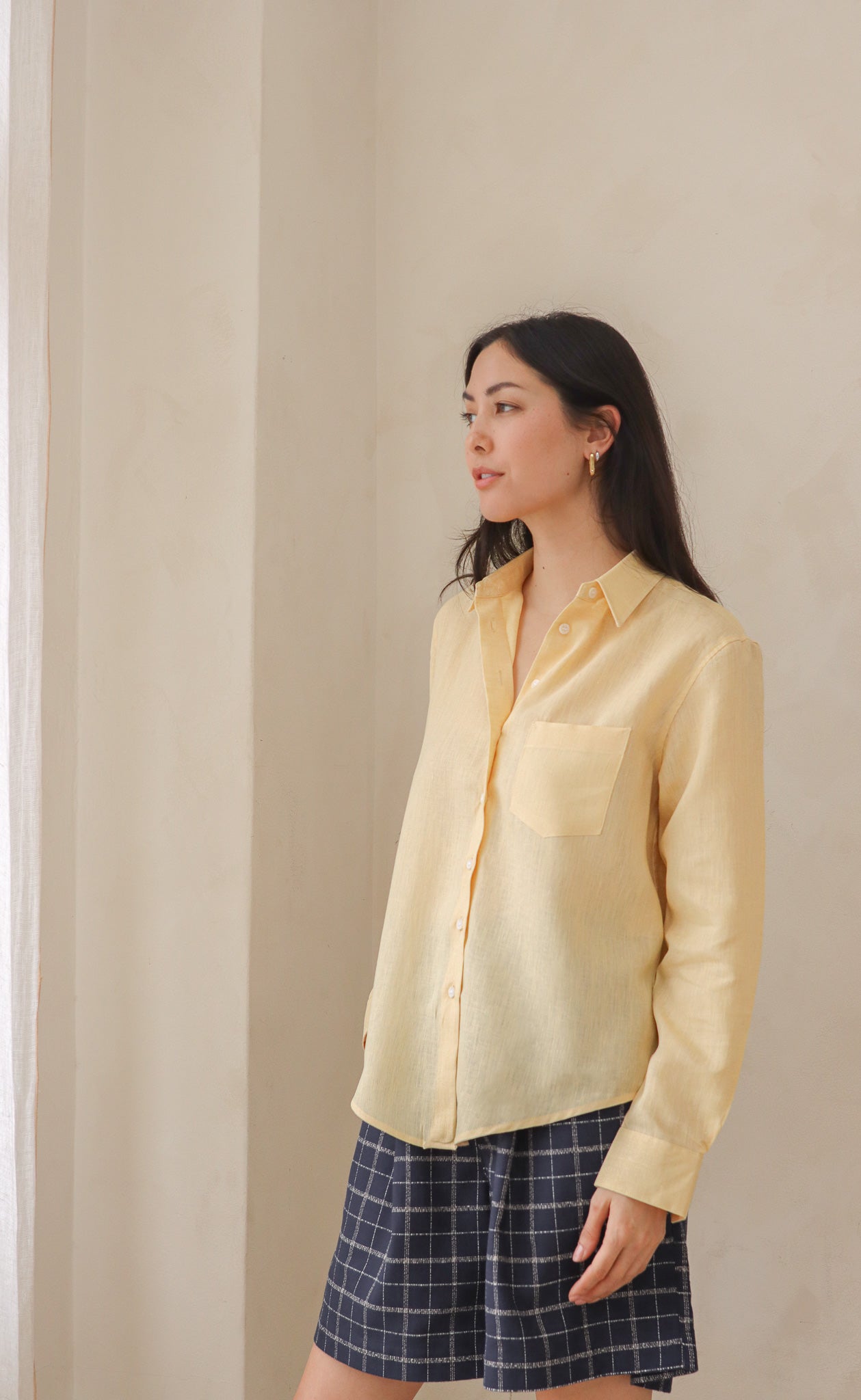 The Friend - Proper Fit - Daffodil 100% Linen